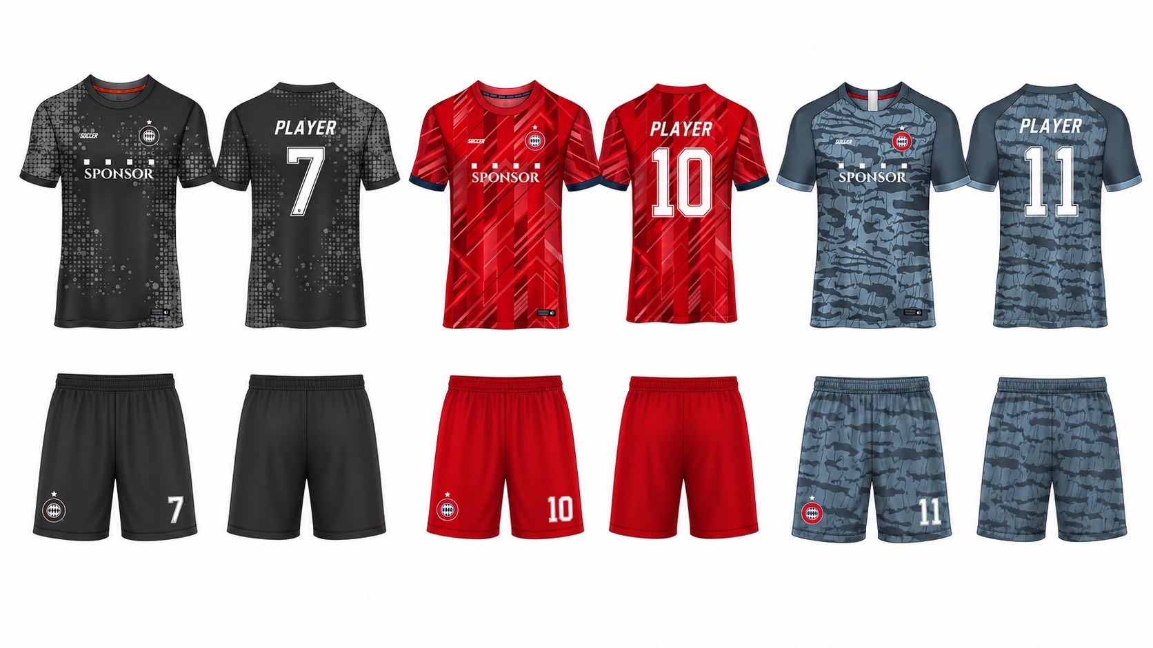 1926 球服花纹图案 style 026 football jersey and shorts set