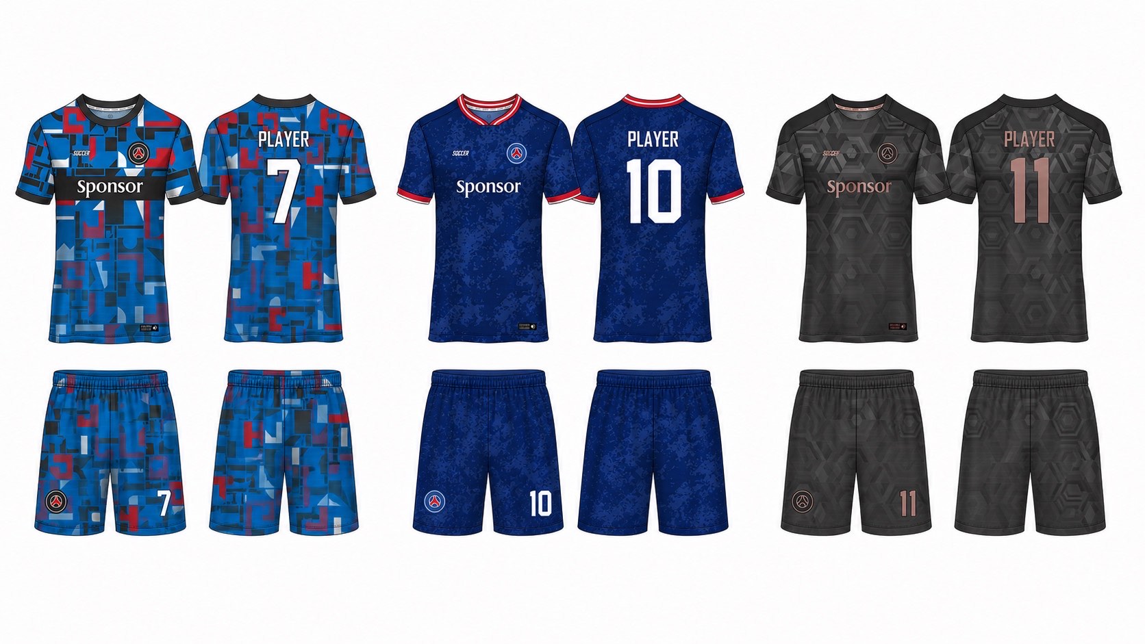 1926 球服花纹图案 style 027 football jersey and shorts set