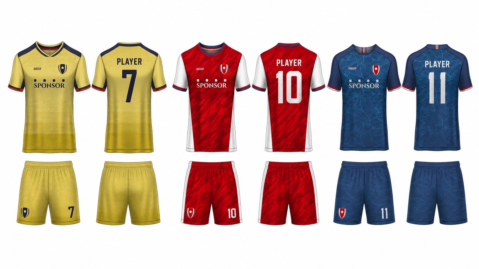 1926 球服花纹图案 style 034 football jersey and shorts set