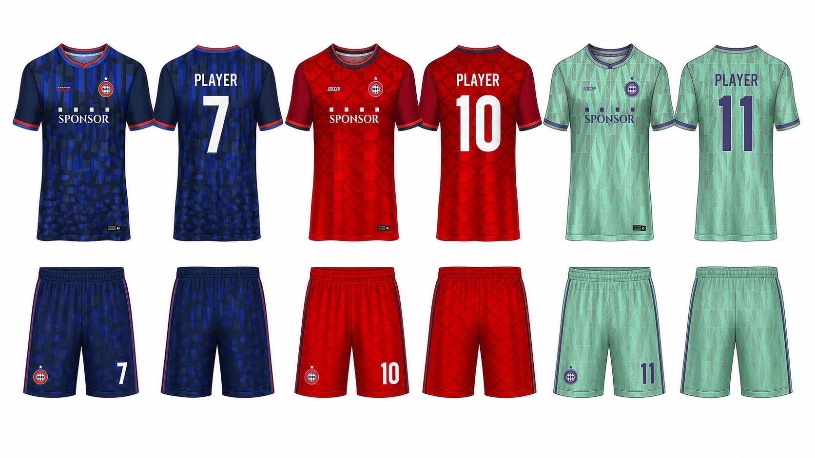 1926 球服花纹图案 style 036 football jersey and shorts set