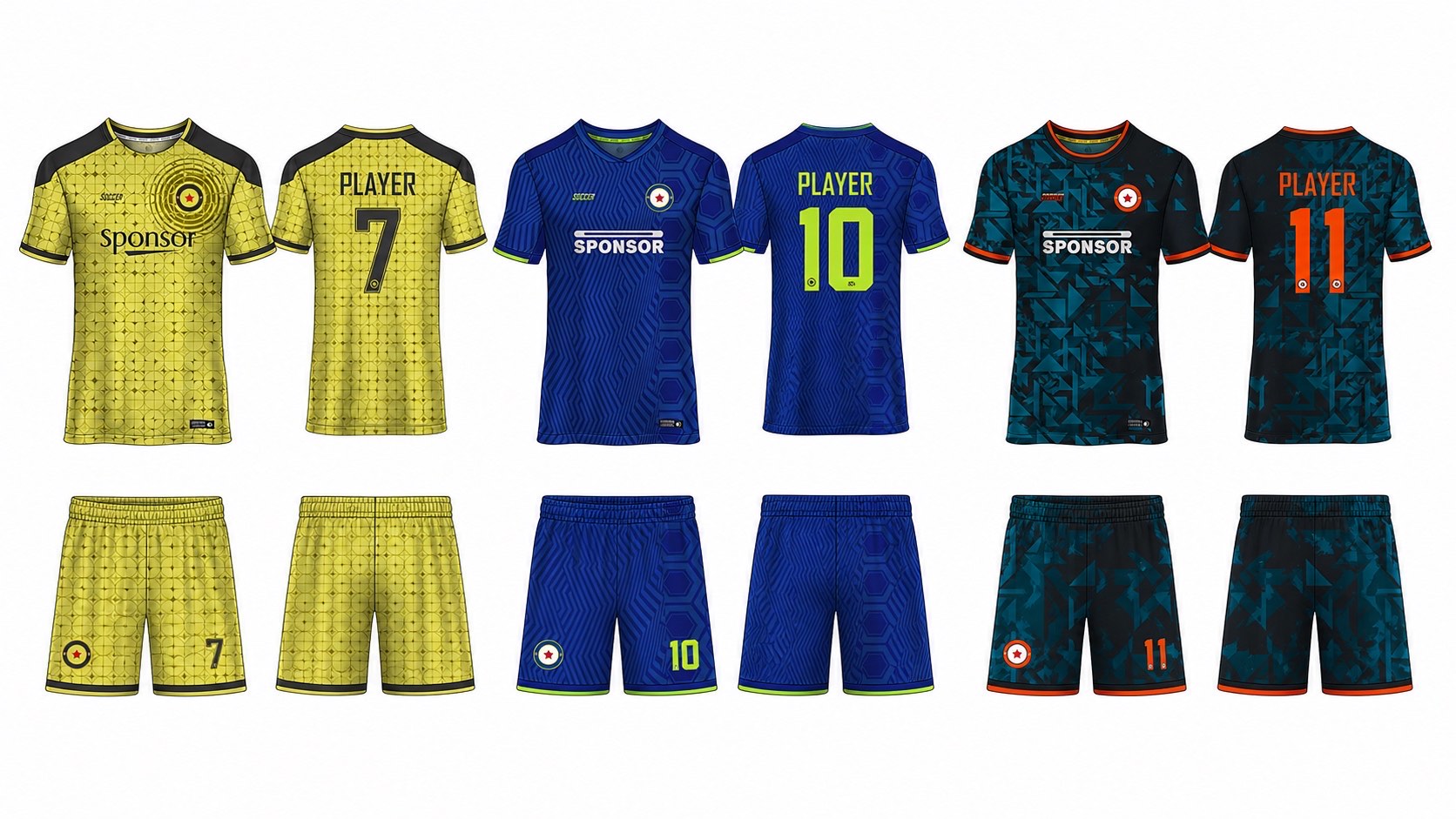 1926 球服花纹图案 style 039 football jersey and shorts set