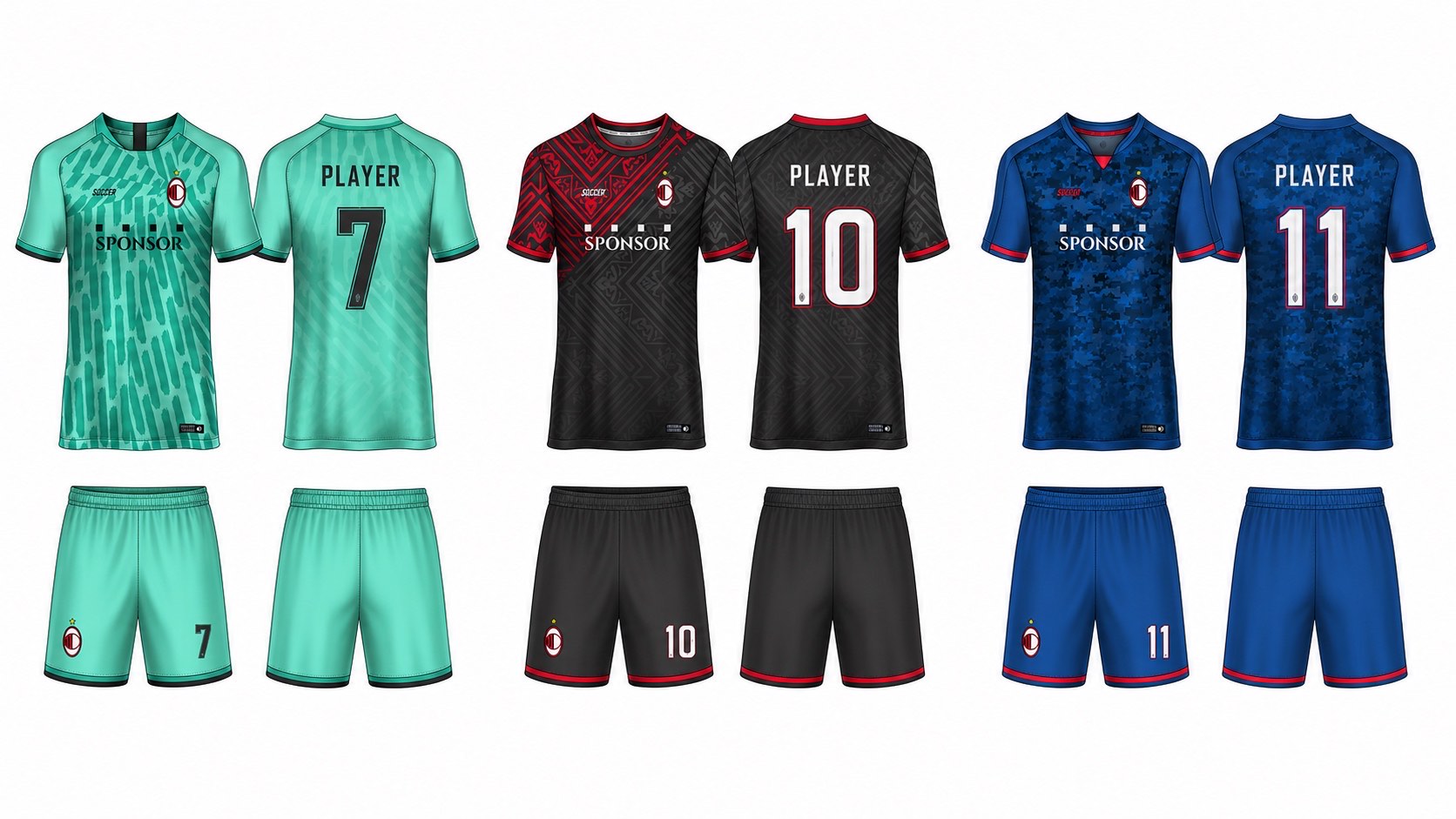 1926 球服花纹图案 style 042 football jersey and shorts set