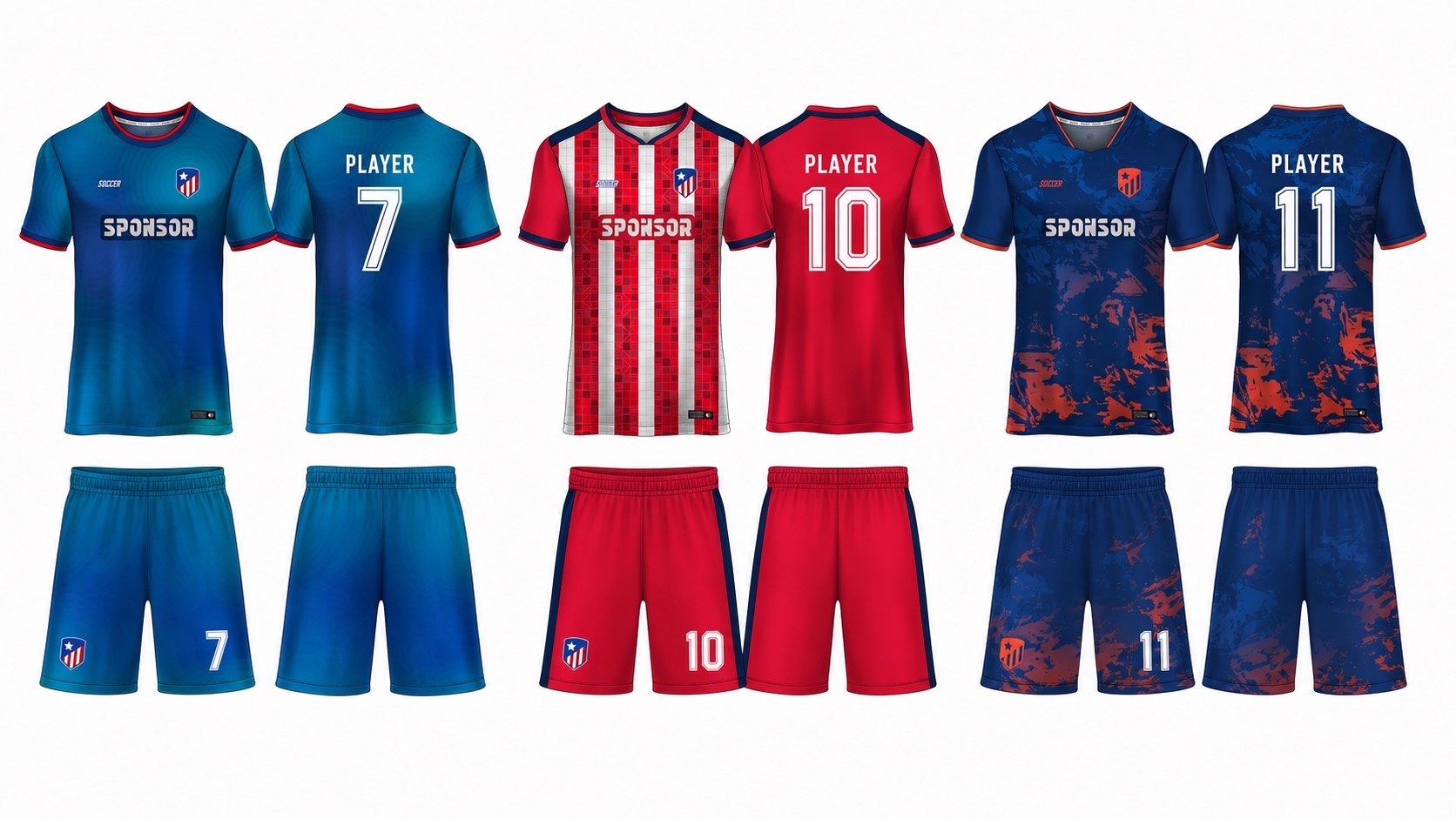 1926 球服花纹图案 style 046 football jersey and shorts set