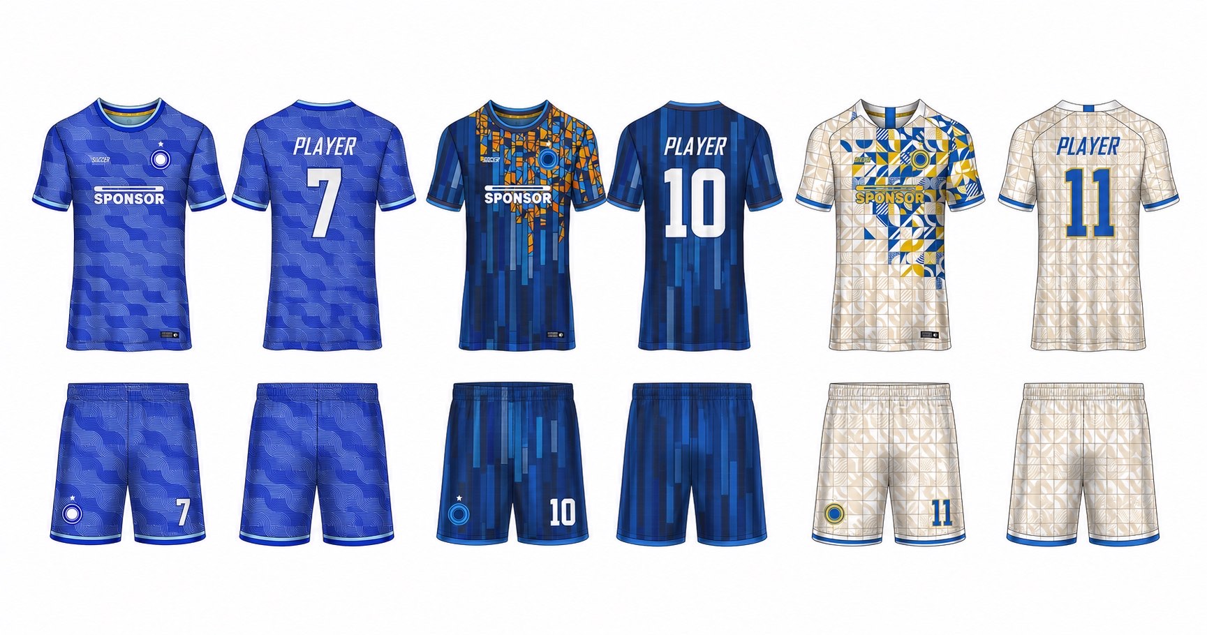 1926 球服花纹图案 style 047 football jersey and shorts set