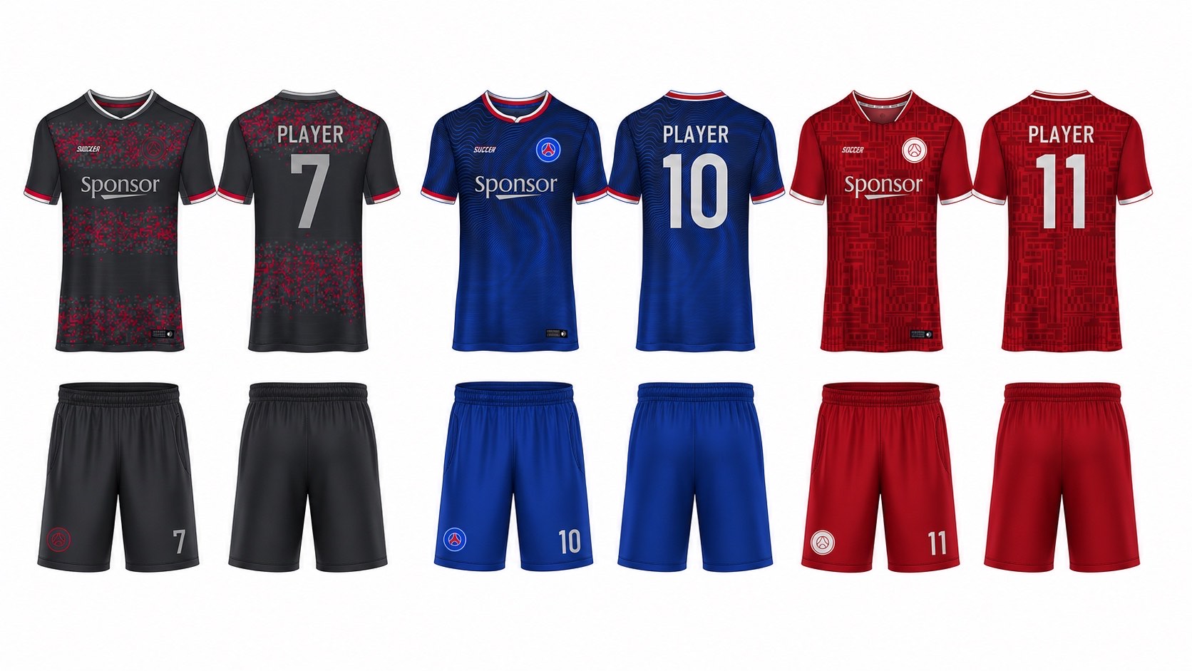 1926 球服花纹图案 style 058 football jersey and shorts set
