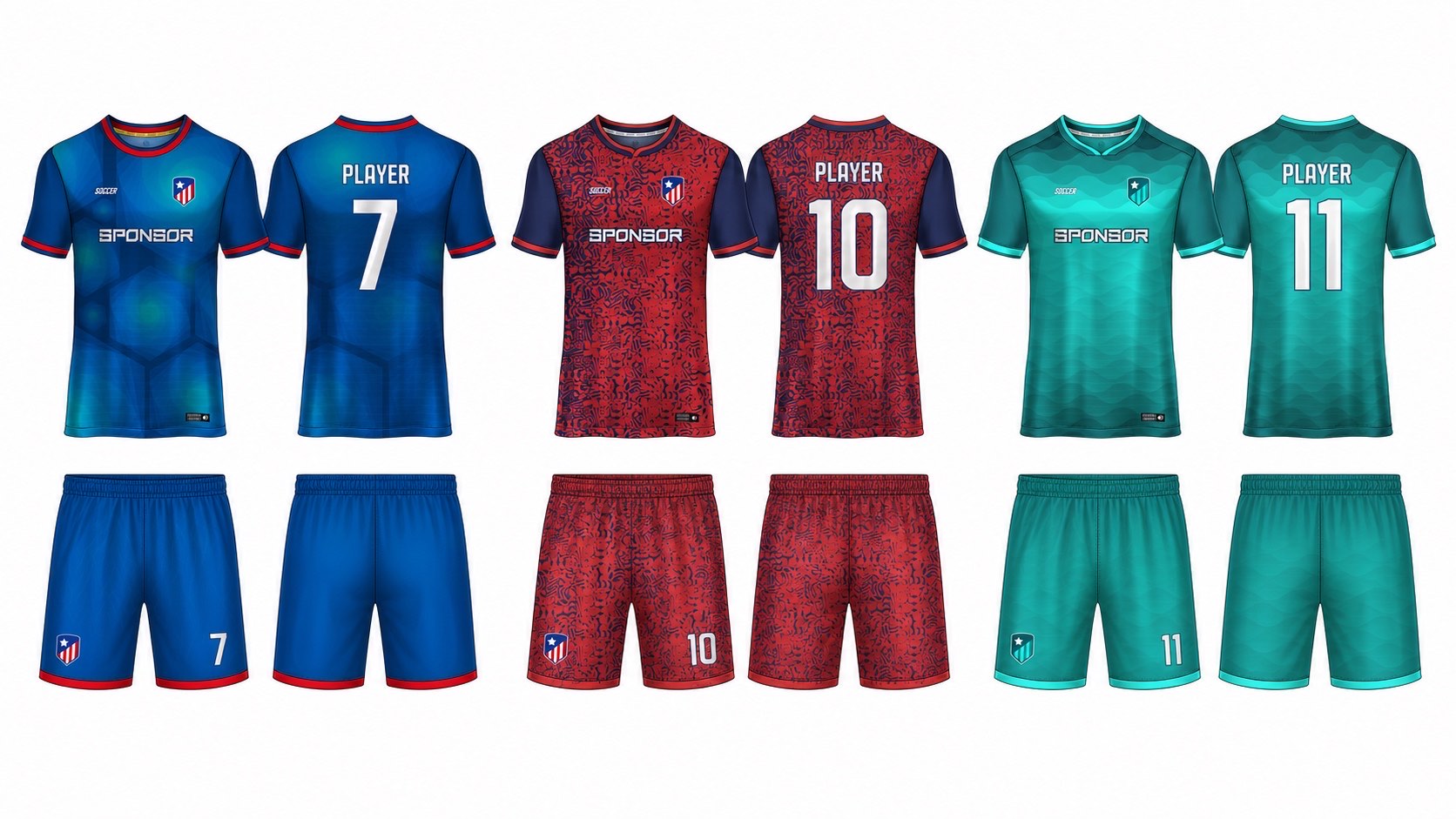 1926 球服花纹图案 style 060 football jersey and shorts set