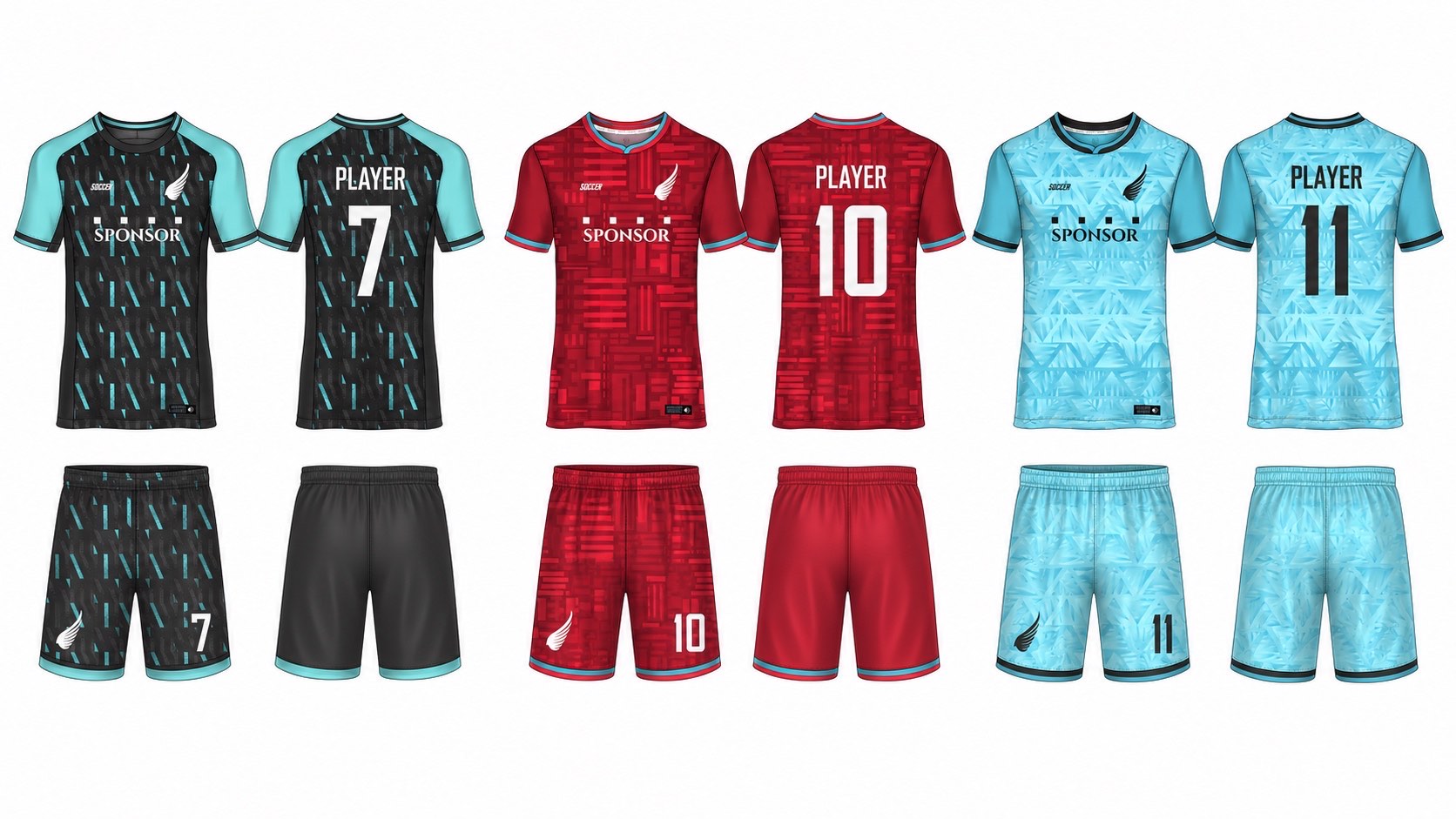 1926 球服花纹图案 style 061 football jersey and shorts set