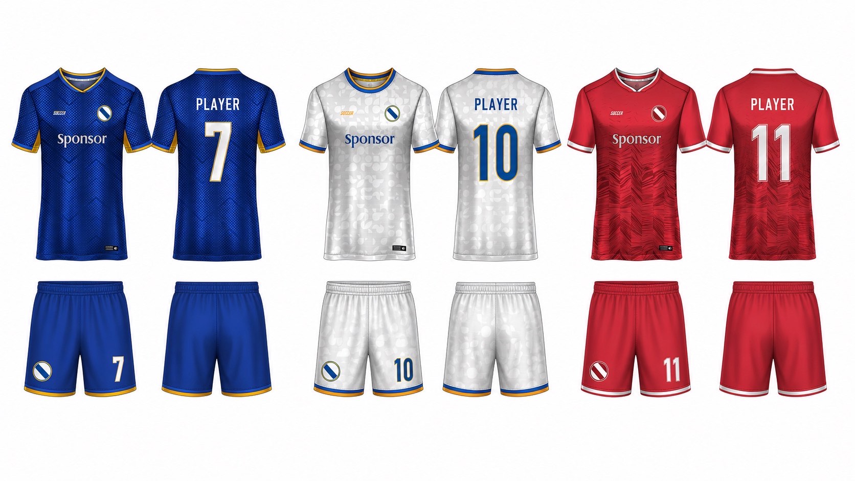 1926 球服花纹图案 style 065 football jersey and shorts set