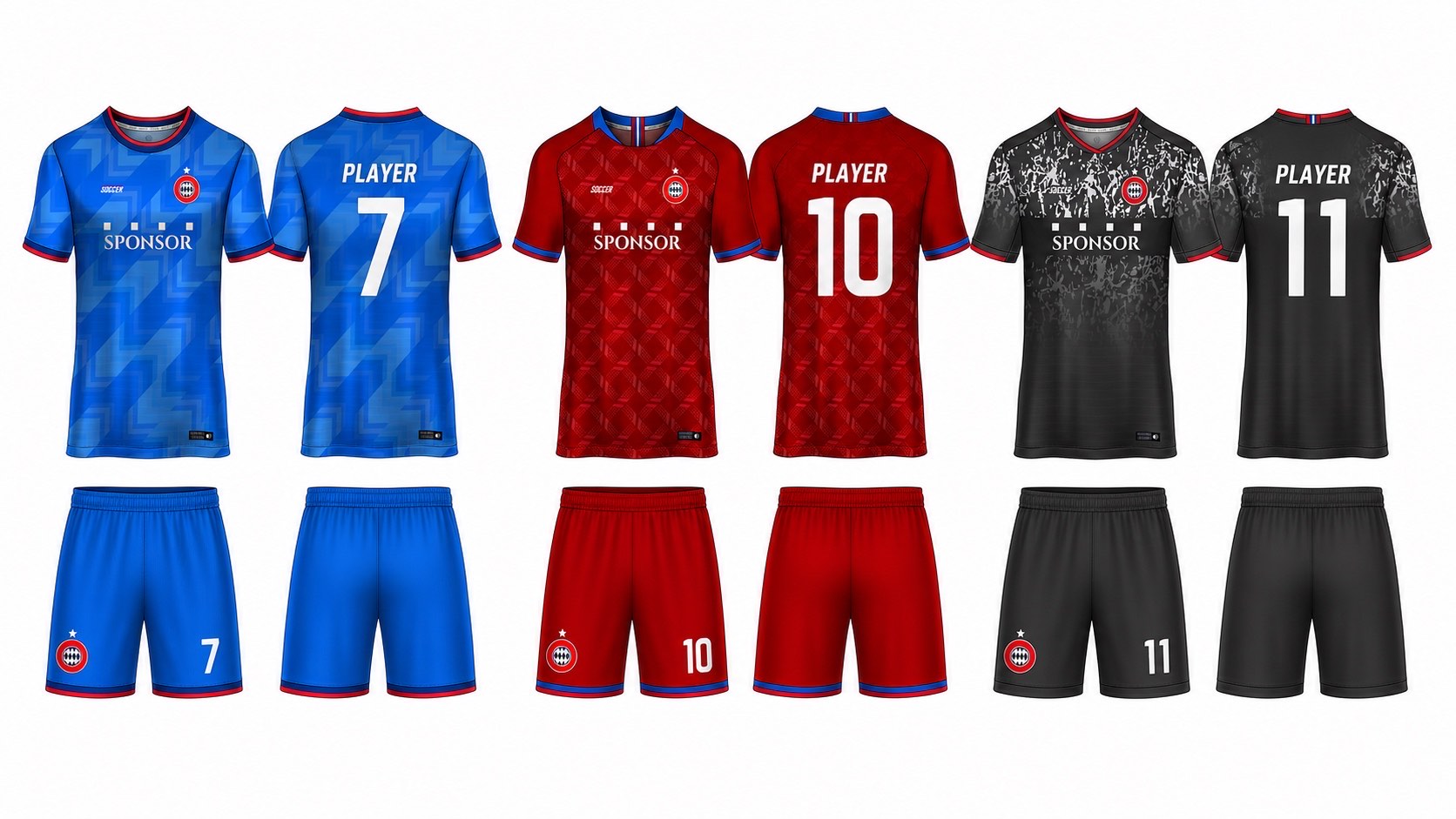 1926 球服花纹图案 style 071 football jersey and shorts set