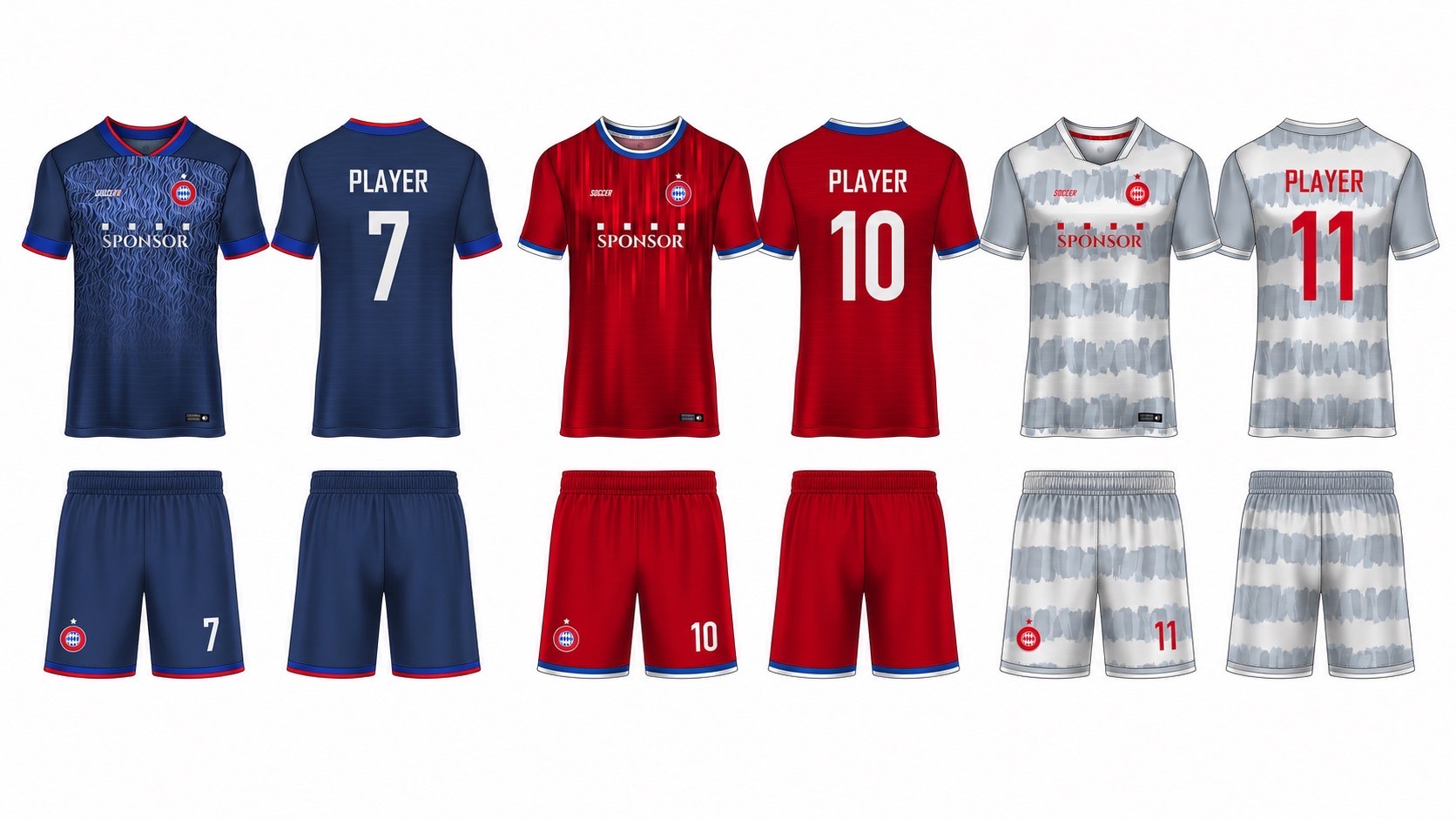 1926 球服花纹图案 style 075 football jersey and shorts set
