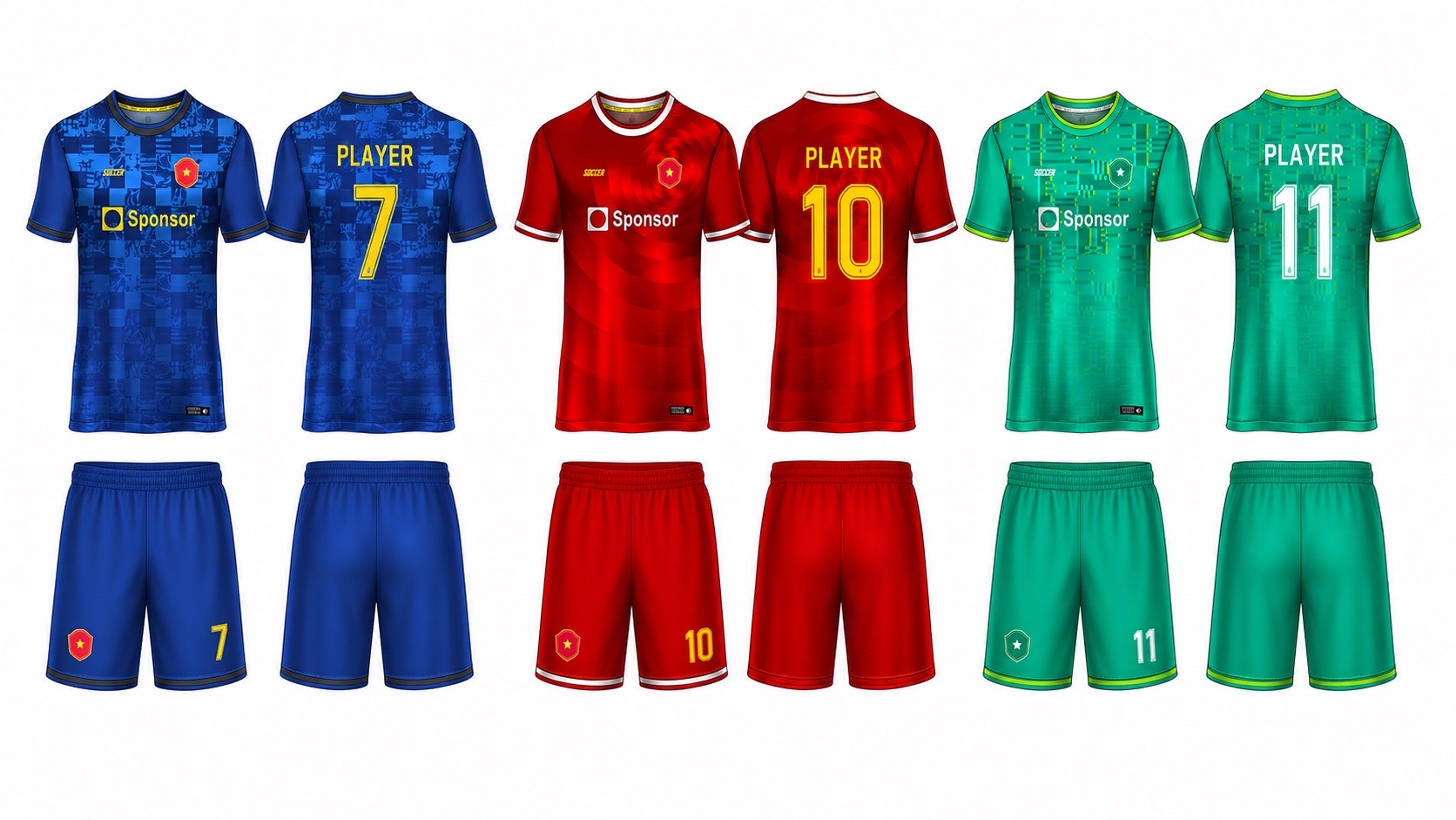 1926 球服花纹图案 style 076 football jersey and shorts set