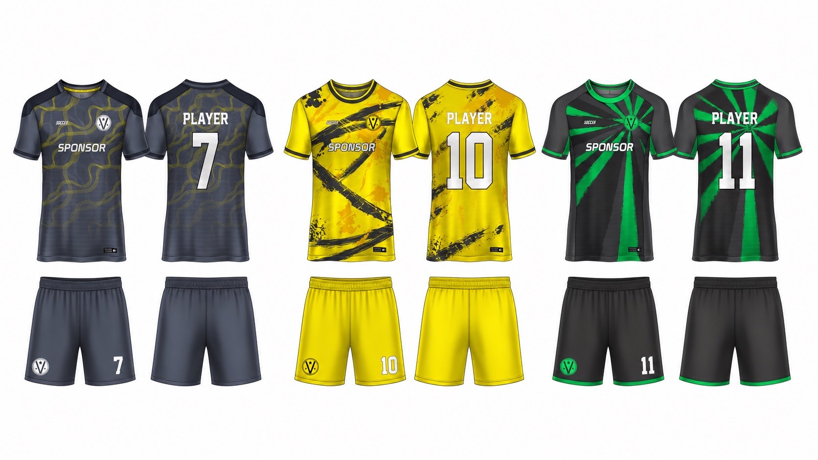1926 球服花纹图案 style 082 football jersey and shorts set