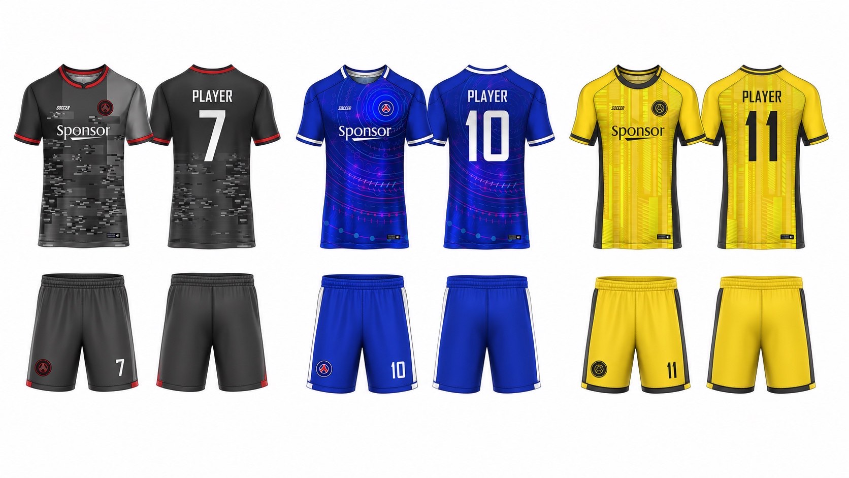 1926 球服花纹图案 style 085 football jersey and shorts set
