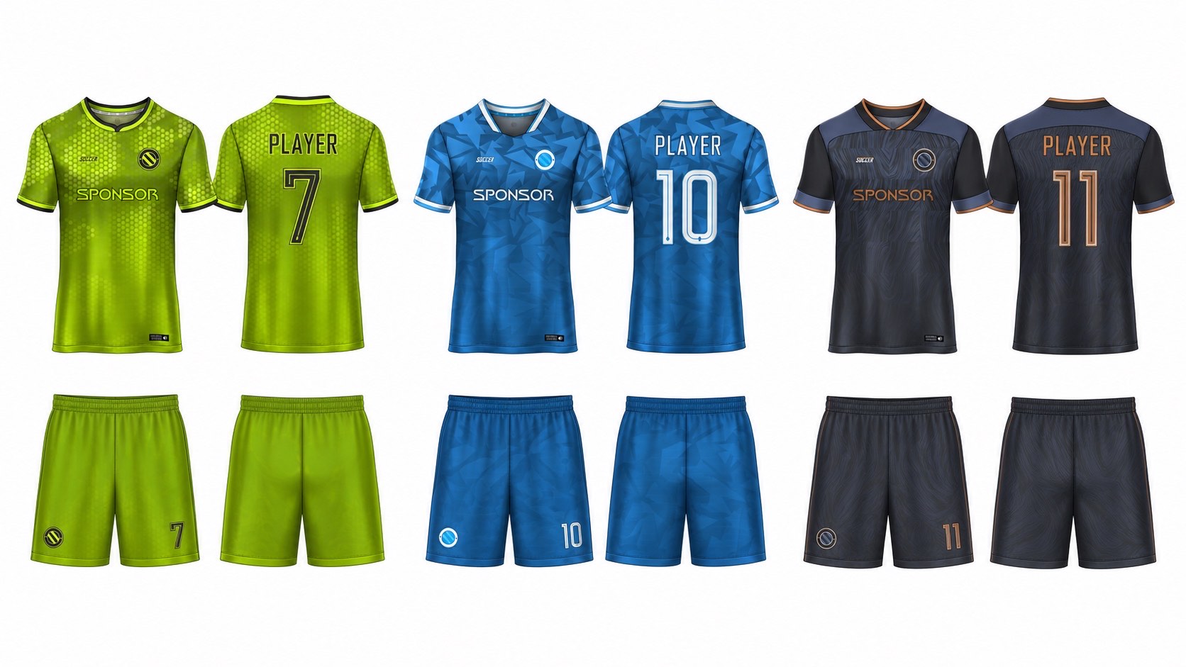 1926 球服花纹图案 style 090 football jersey and shorts set