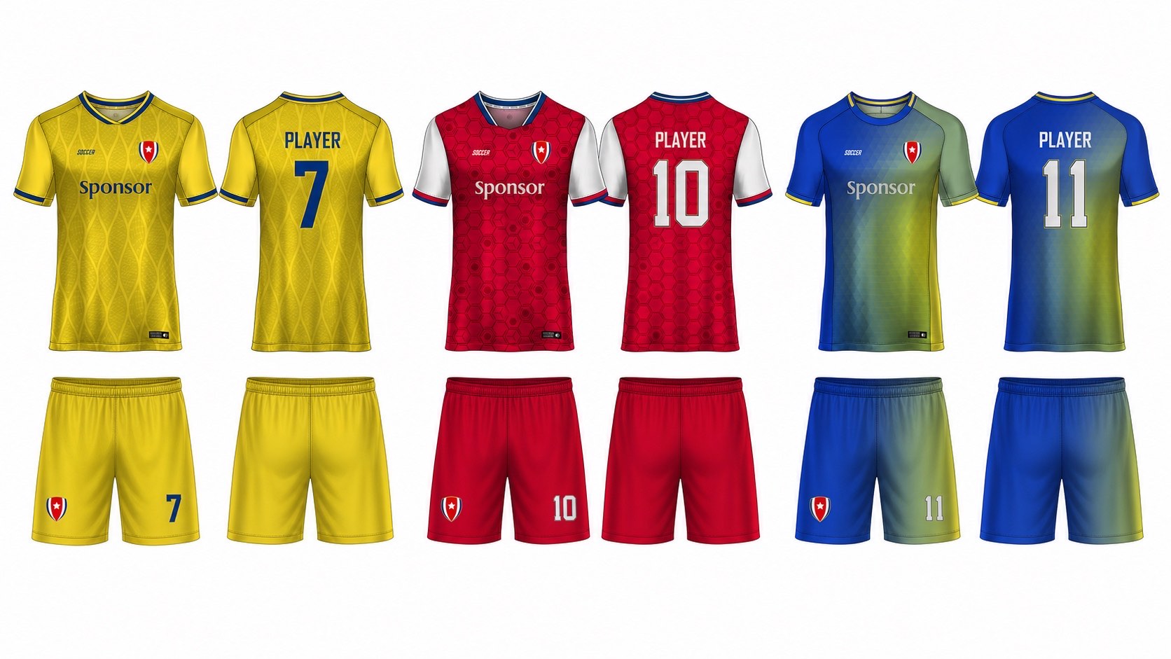 1926 球服花纹图案 style 091 football jersey and shorts set