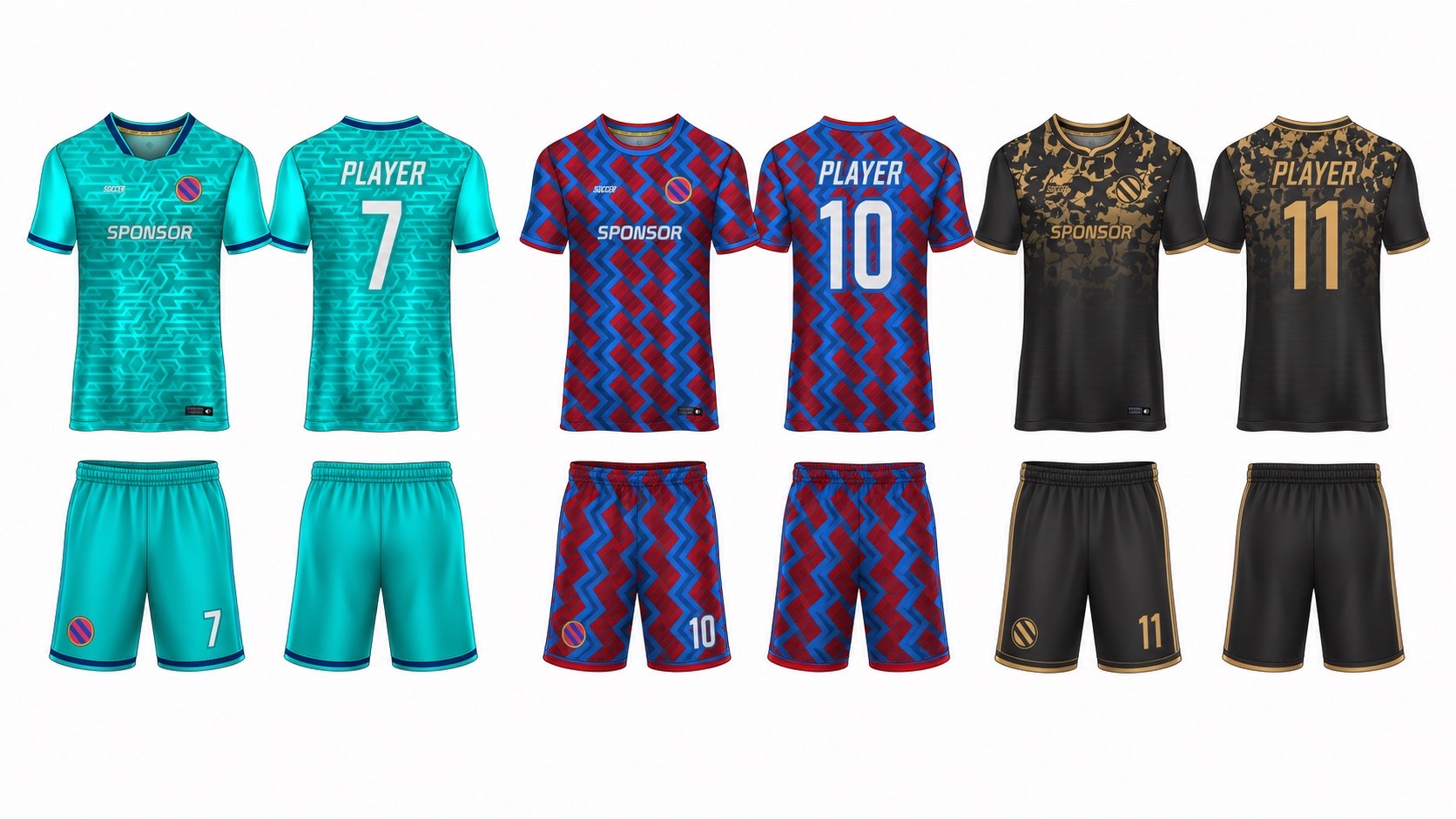 1926 球服花纹图案 style 092 football jersey and shorts set