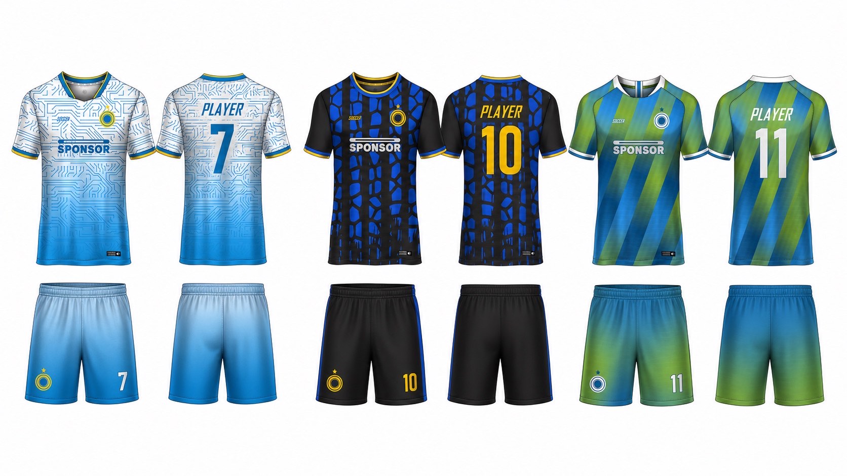 1926 球服花纹图案 style 094 football jersey and shorts set