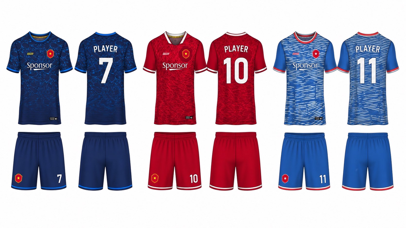 1926 球服花纹图案 style 097 football jersey and shorts set