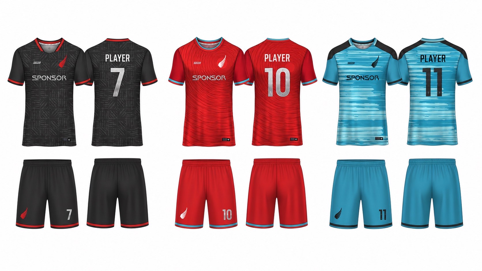 1926 球服花纹图案 style 100 football jersey and shorts set