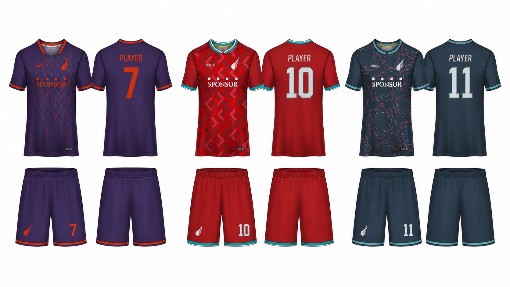 1926 球服花纹图案 style 103 football jersey and shorts set