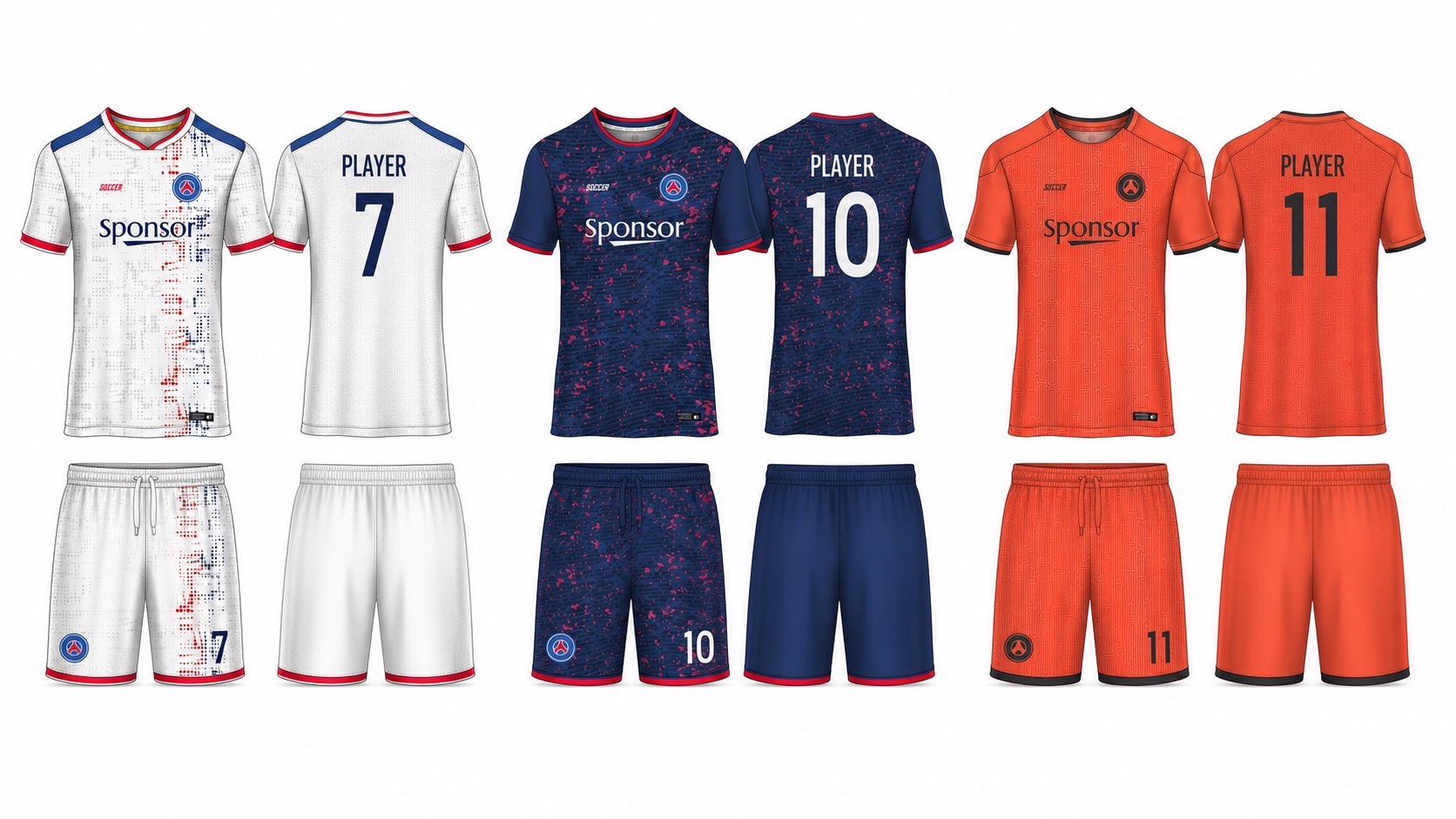 1926 球服花纹图案 style 106 football jersey and shorts set