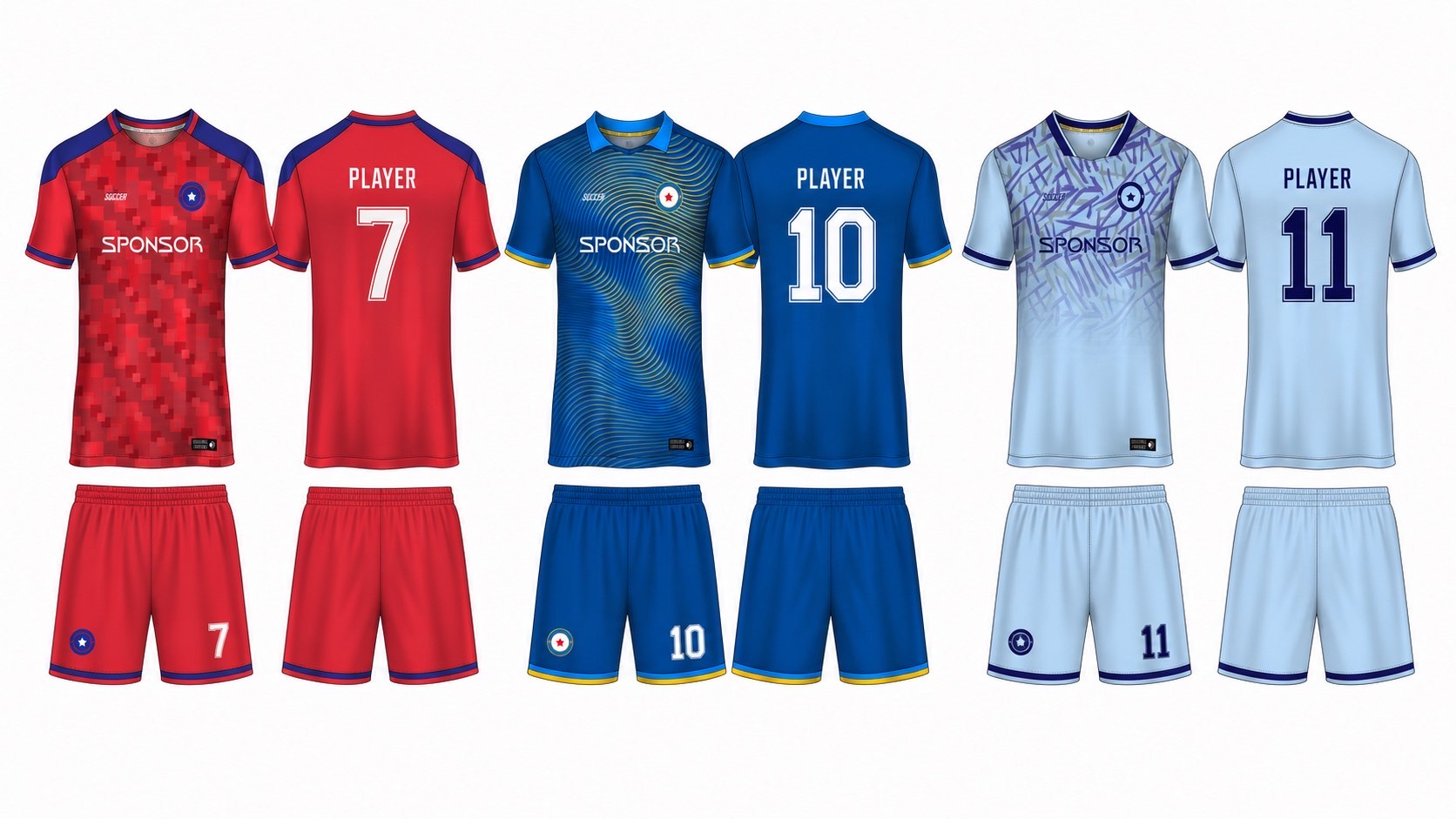1926 球服花纹图案 style 110 football jersey and shorts set