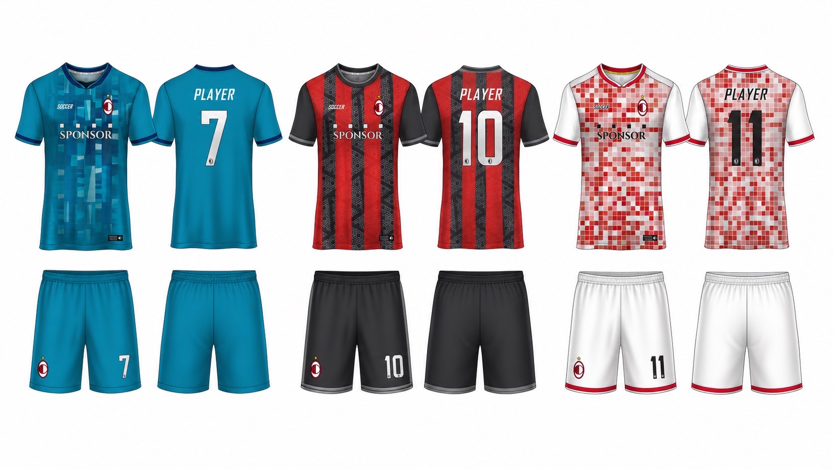 1926 球服花纹图案 style 111 football jersey and shorts set