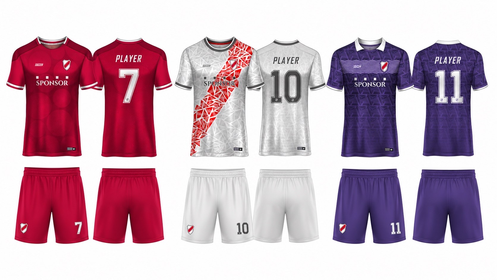 1926 球服花纹图案 style 113 football jersey and shorts set