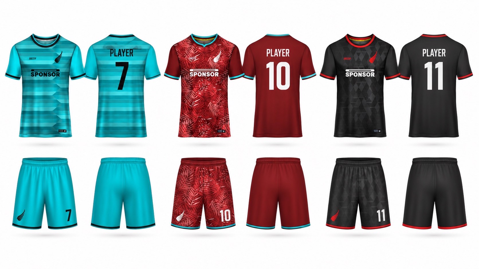 1926 球服花纹图案 style 116 football jersey and shorts set