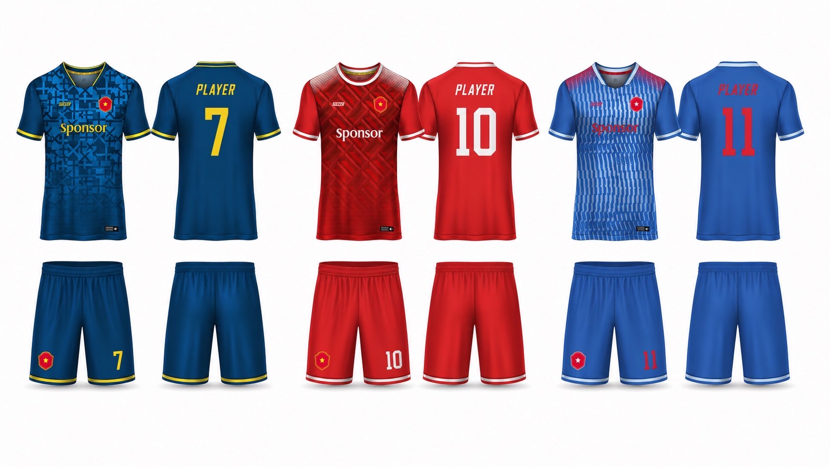 1926 球服花纹图案 style 119 football jersey and shorts set