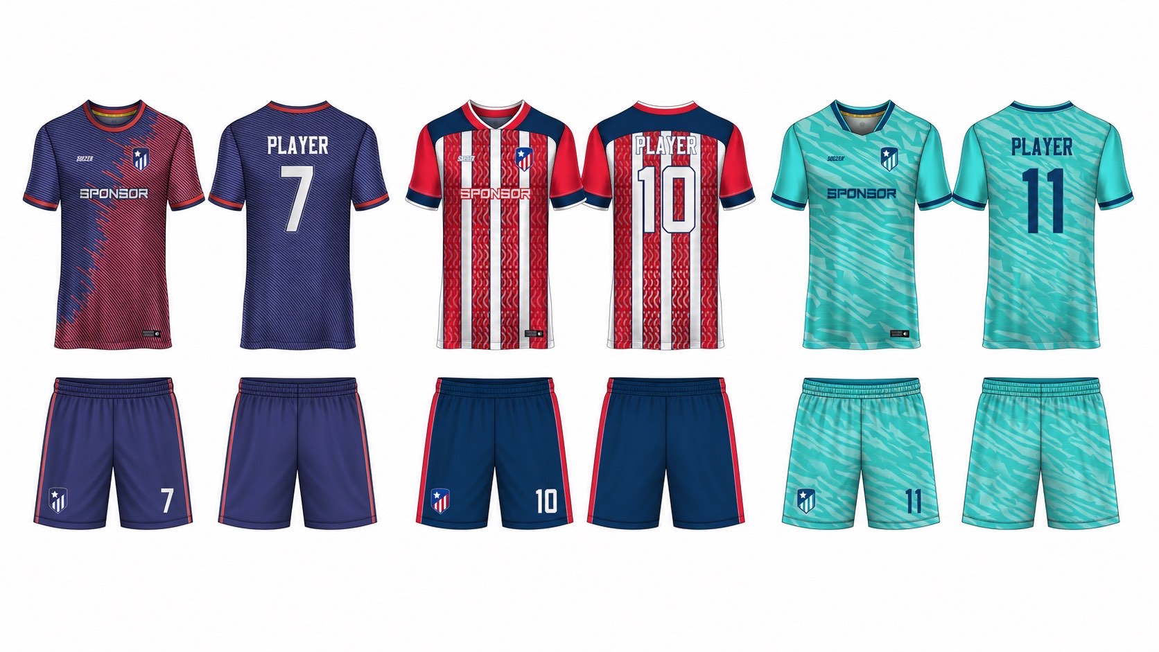 1926 球服花纹图案 style 121 football jersey and shorts set