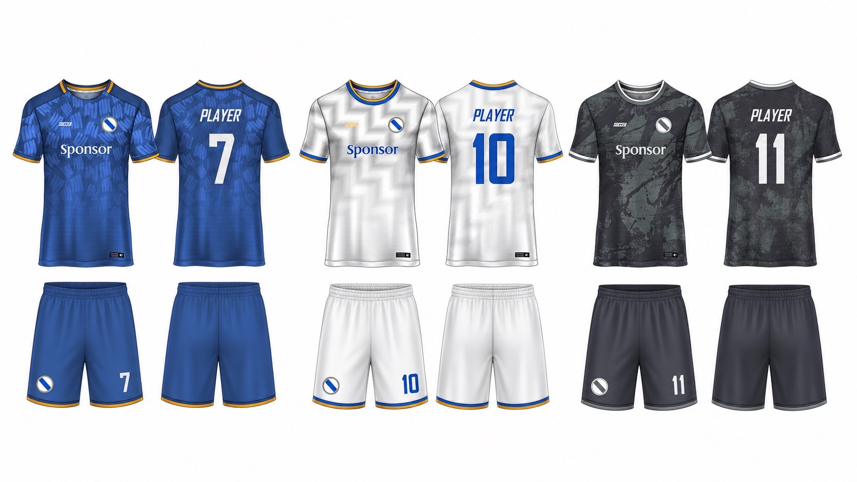 1926 球服花纹图案 style 123 football jersey and shorts set
