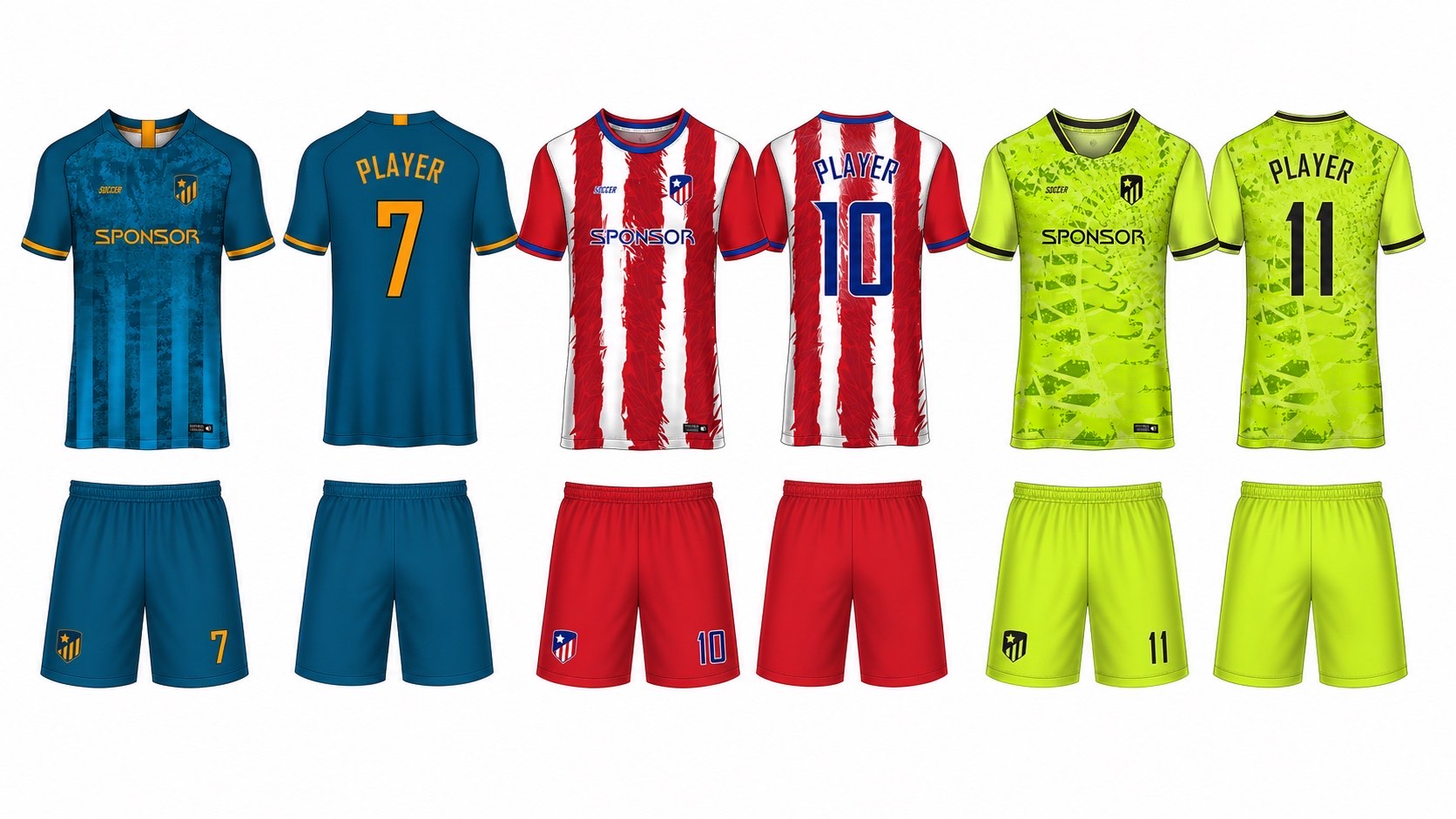 1926 球服花纹图案 style 127 football jersey and shorts set