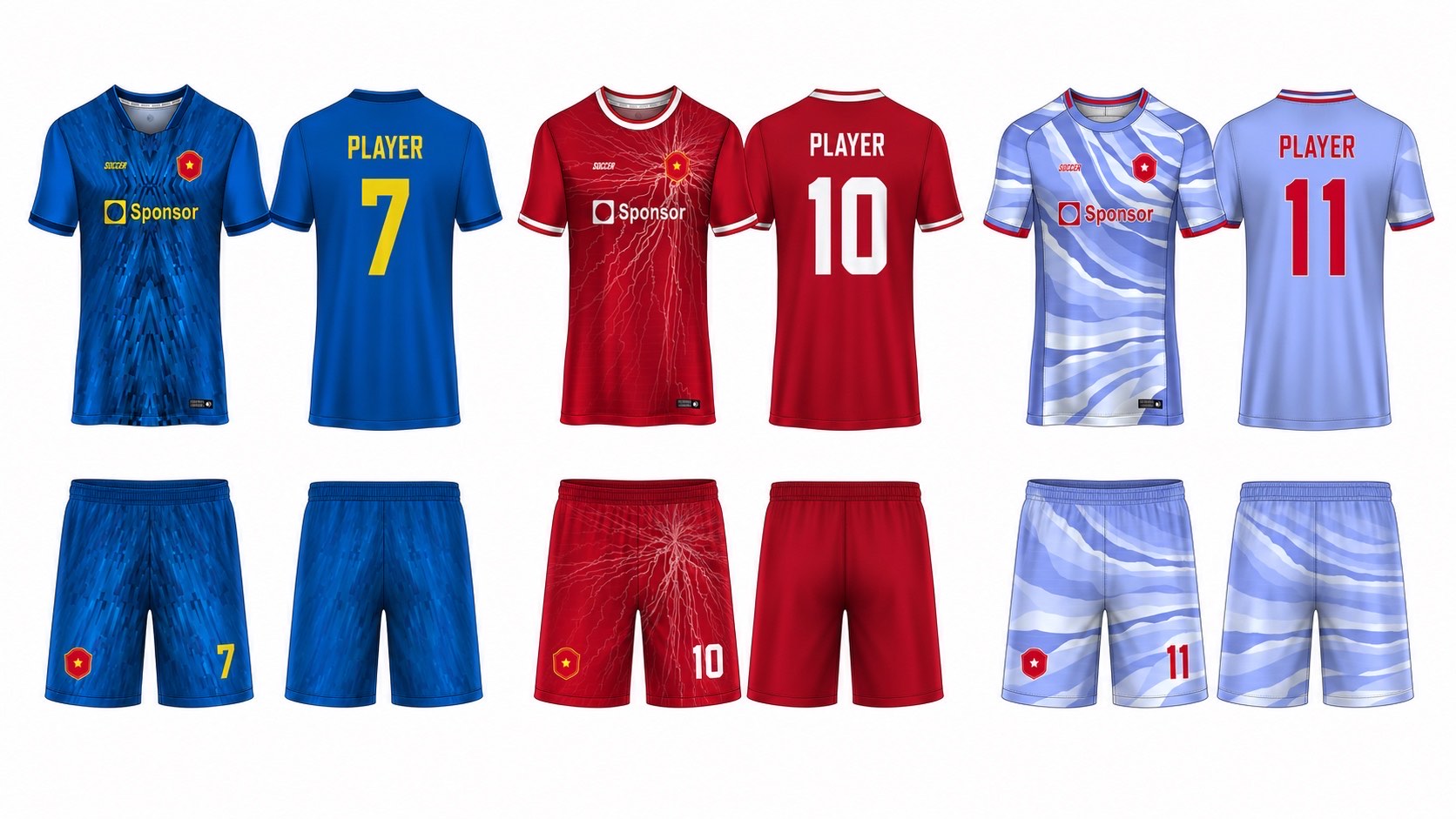1926 球服花纹图案 style 128 football jersey and shorts set