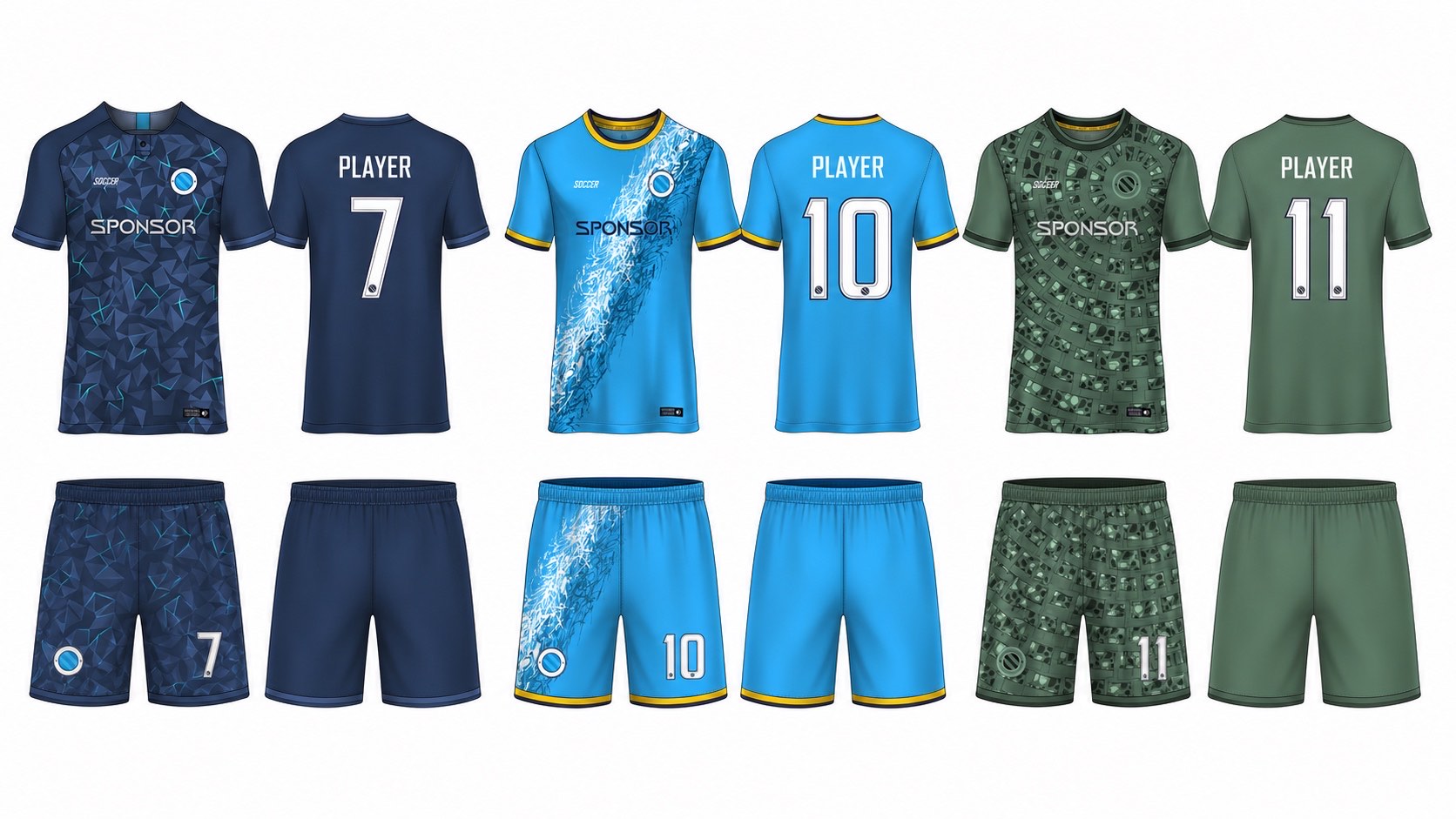 1926 球服花纹图案 style 134 football jersey and shorts set