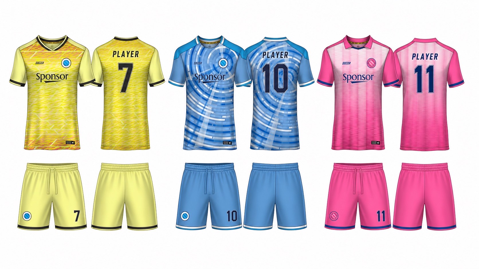1926 球服花纹图案 style 137 football jersey and shorts set