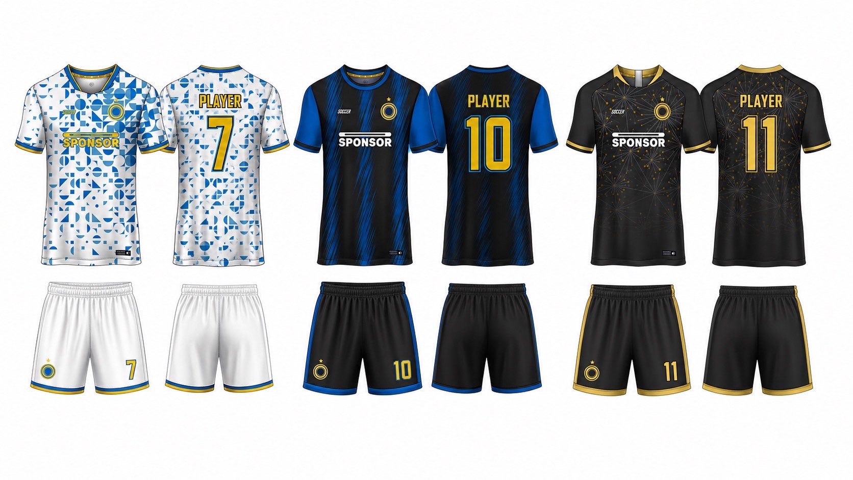 1926 球服花纹图案 style 138 football jersey and shorts set