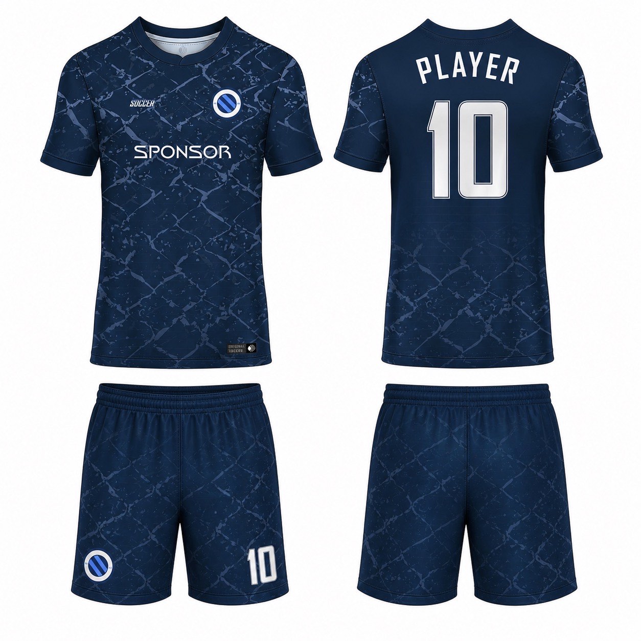1920 运动服花纹图案 style 001 football jersey and shorts set
