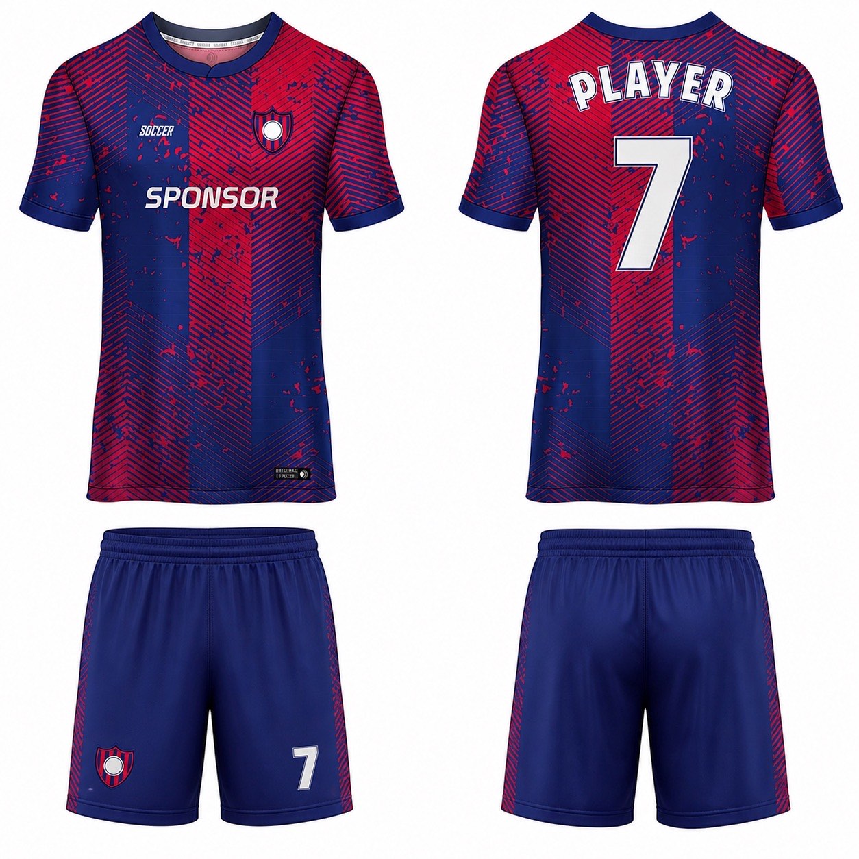 1920 运动服花纹图案 style 008 football jersey and shorts set