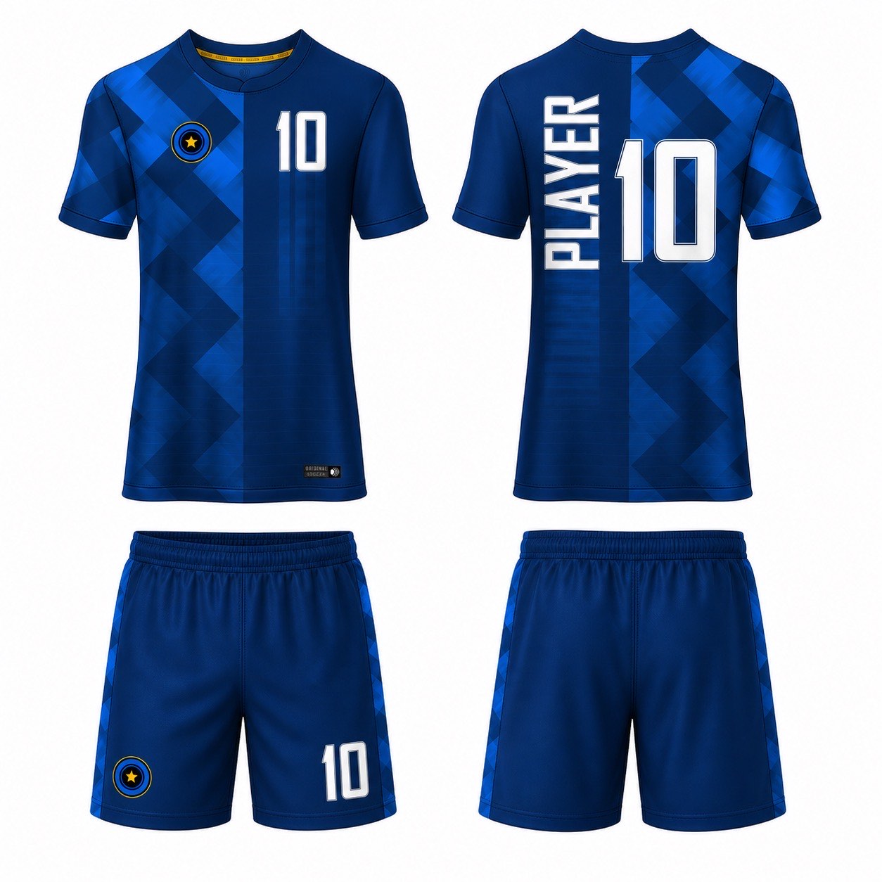 1920 运动服花纹图案 style 010 football jersey and shorts set