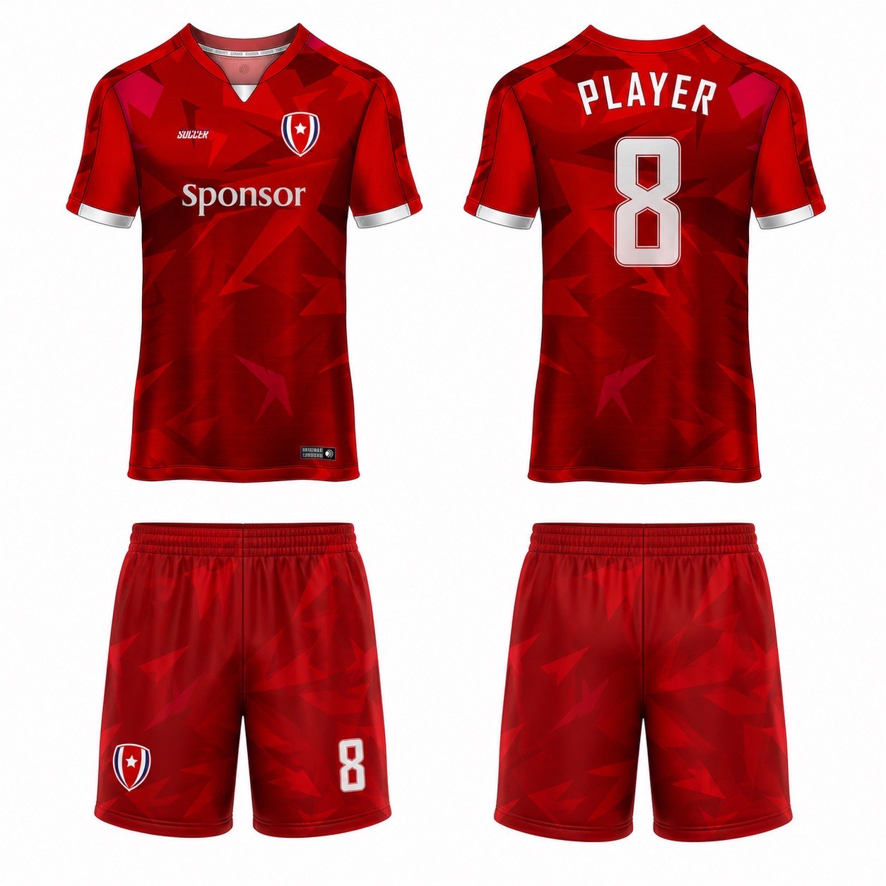 1920 运动服花纹图案 style 013 football jersey and shorts set