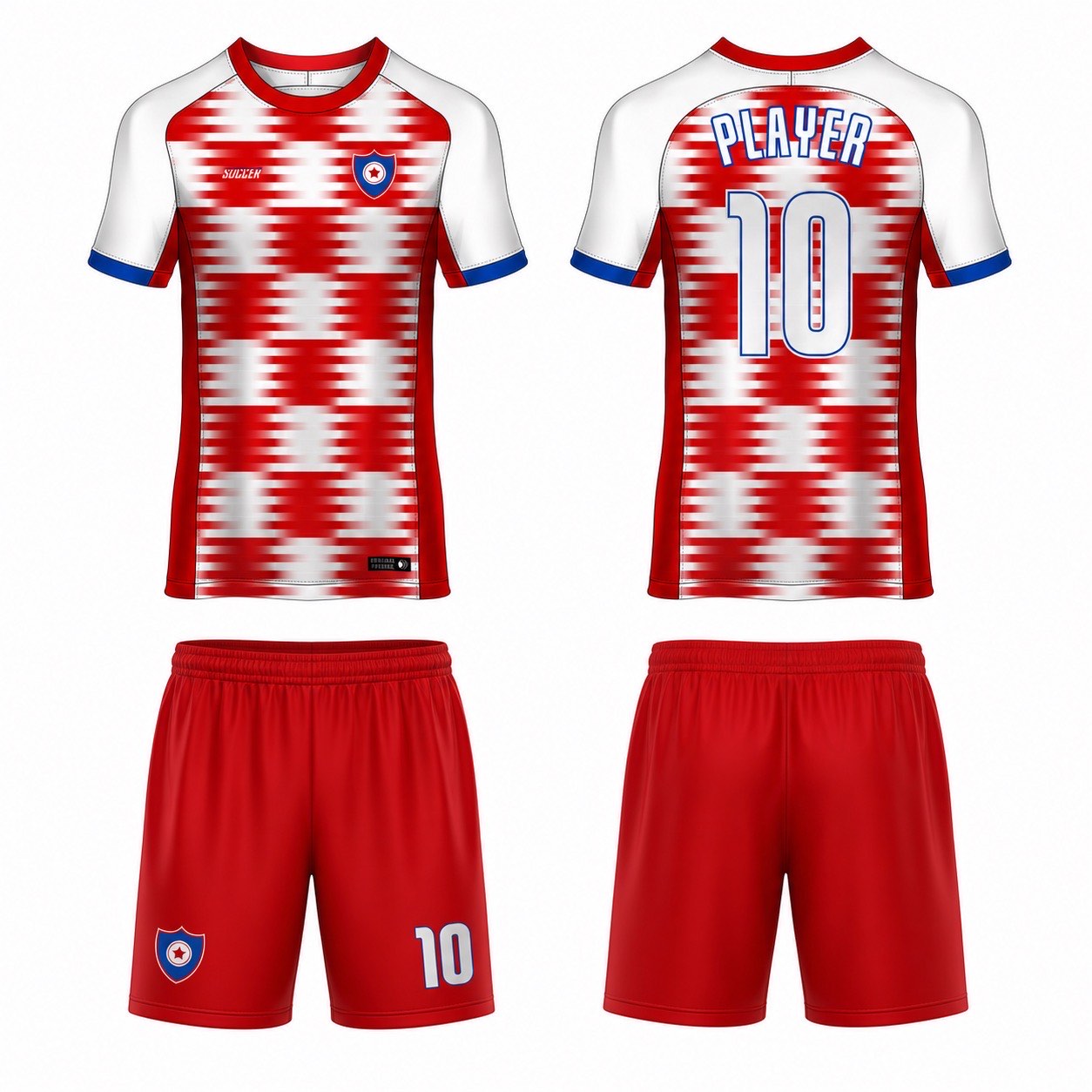 1920 运动服花纹图案 style 015 football jersey and shorts set