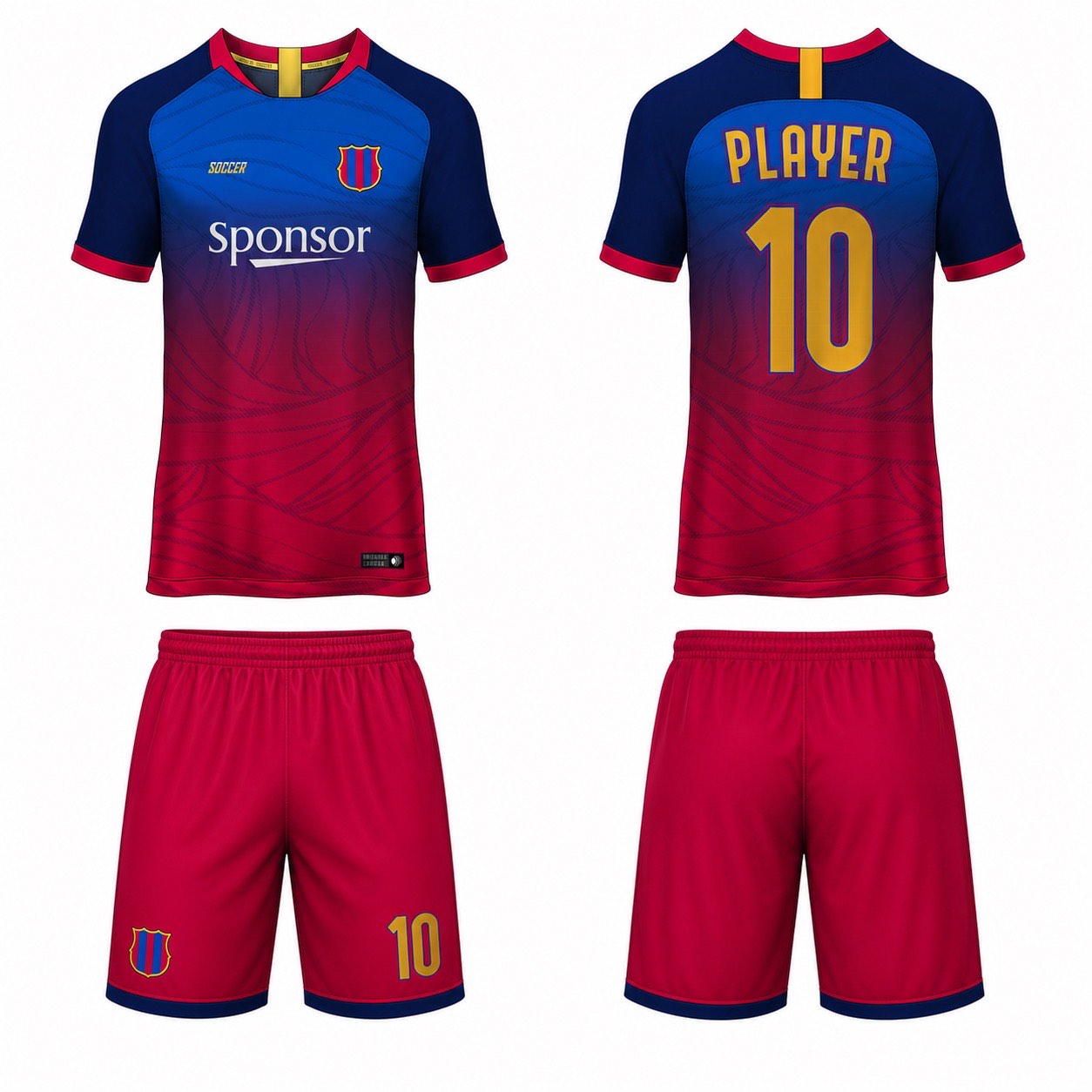 1920 运动服花纹图案 style 019 football jersey and shorts set