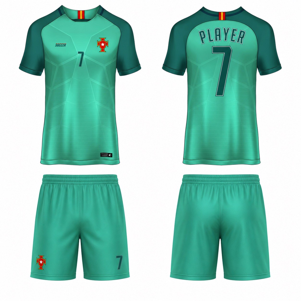 1920 运动服花纹图案 style 021 football jersey and shorts set