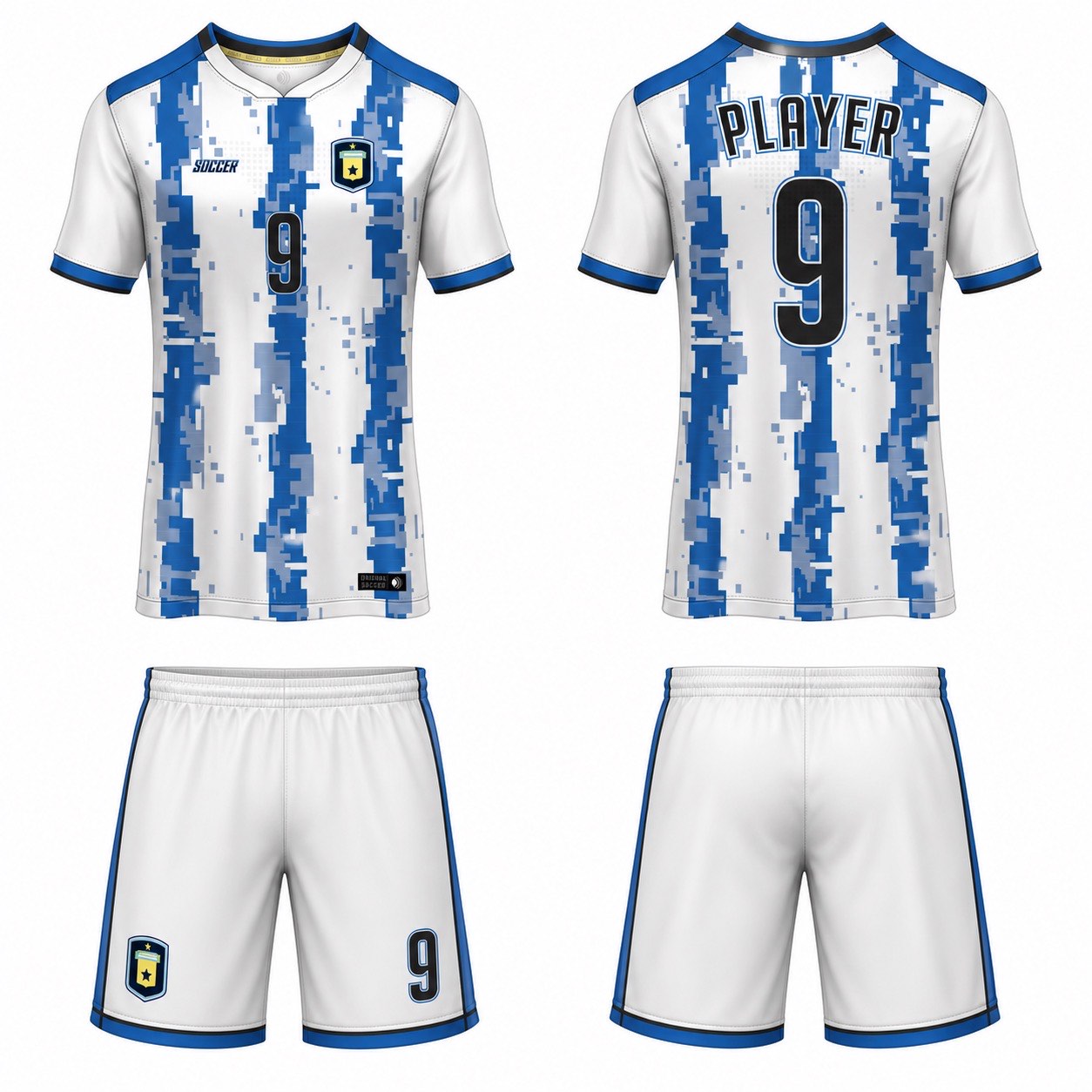 1920 运动服花纹图案 style 026 football jersey and shorts set