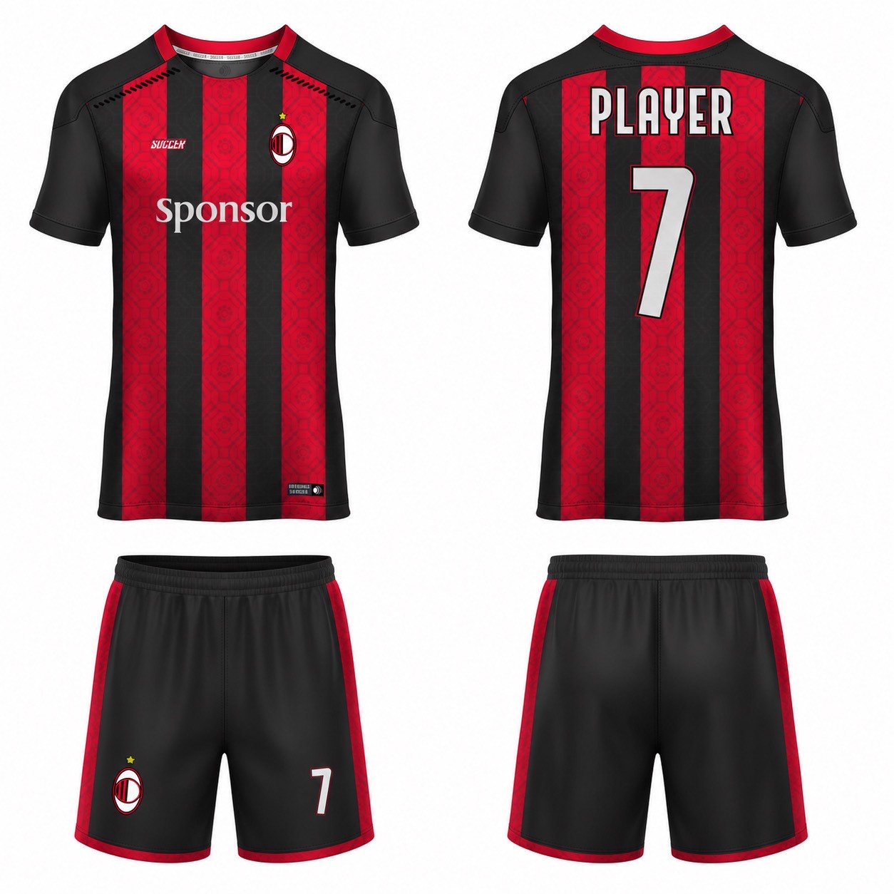1920 运动服花纹图案 style 031 football jersey and shorts set