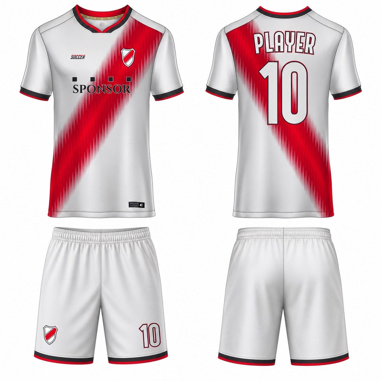 1920 运动服花纹图案 style 039 football jersey and shorts set