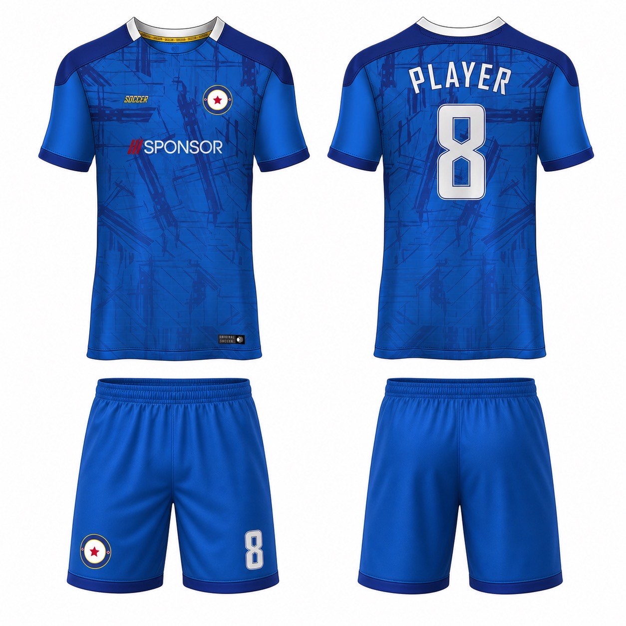 1920 运动服花纹图案 style 041 football jersey and shorts set