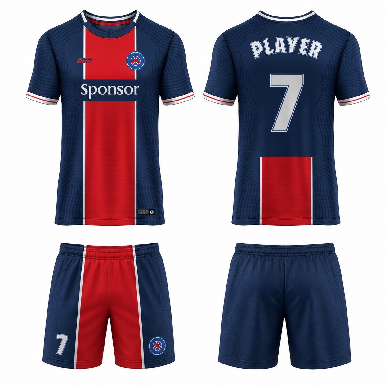 1920 运动服花纹图案 style 051 football jersey and shorts set