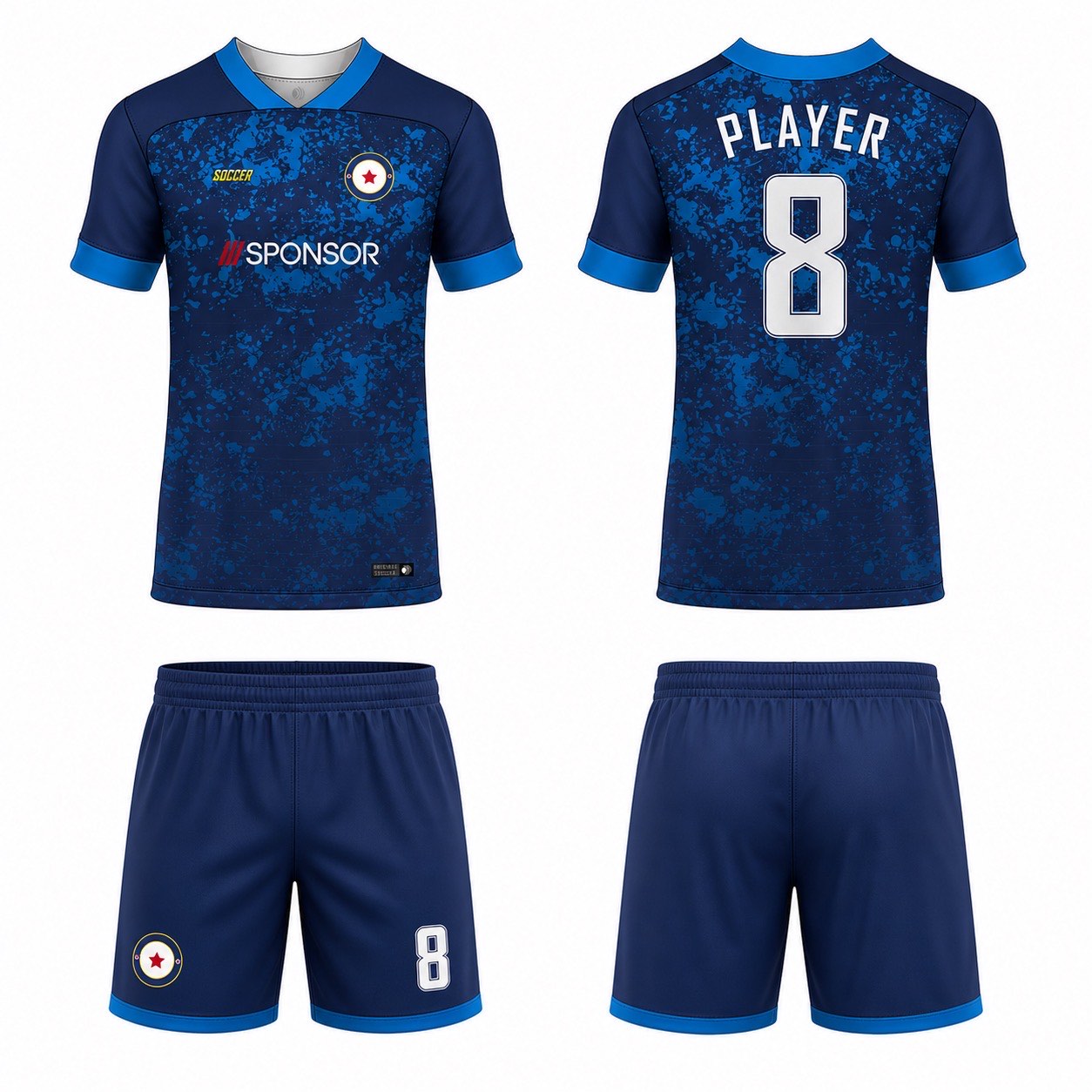 1920 运动服花纹图案 style 052 football jersey and shorts set